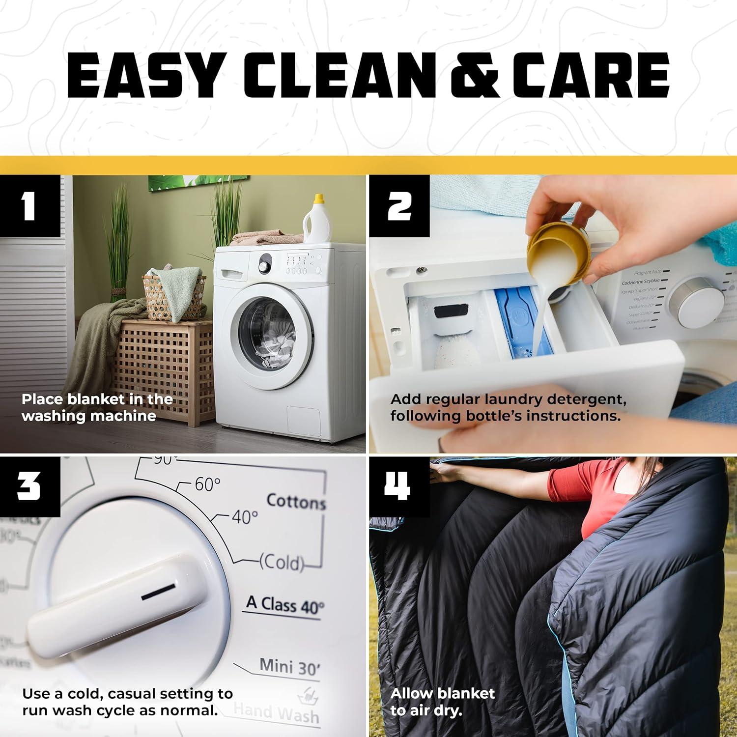 Manta de Camping Wise Owl Outfitters - Nylon A Prueba de Agua 198x140 cm