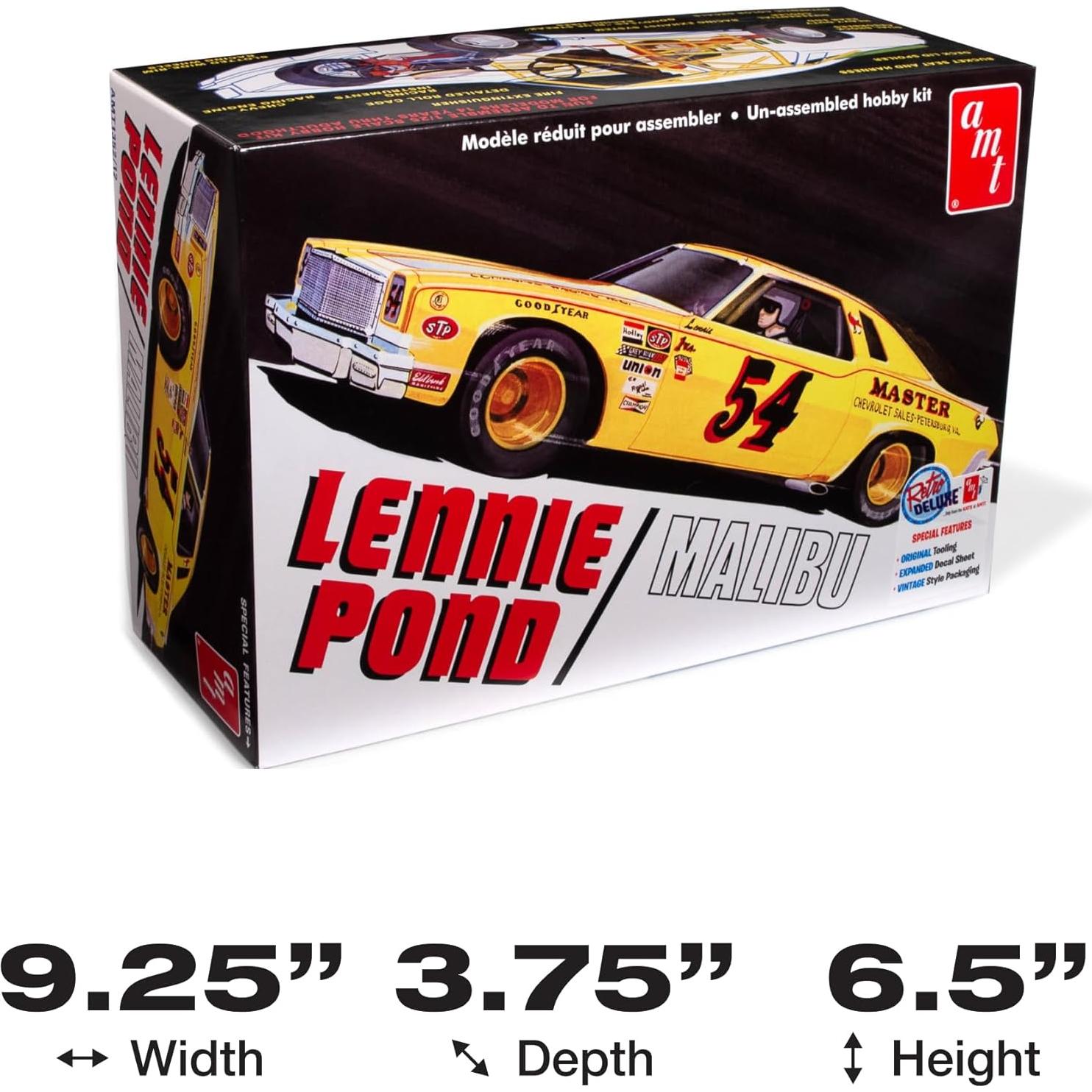 Kit de Modelo AMT 1974 Chevy Malibu 1:25 Detalles Vintage