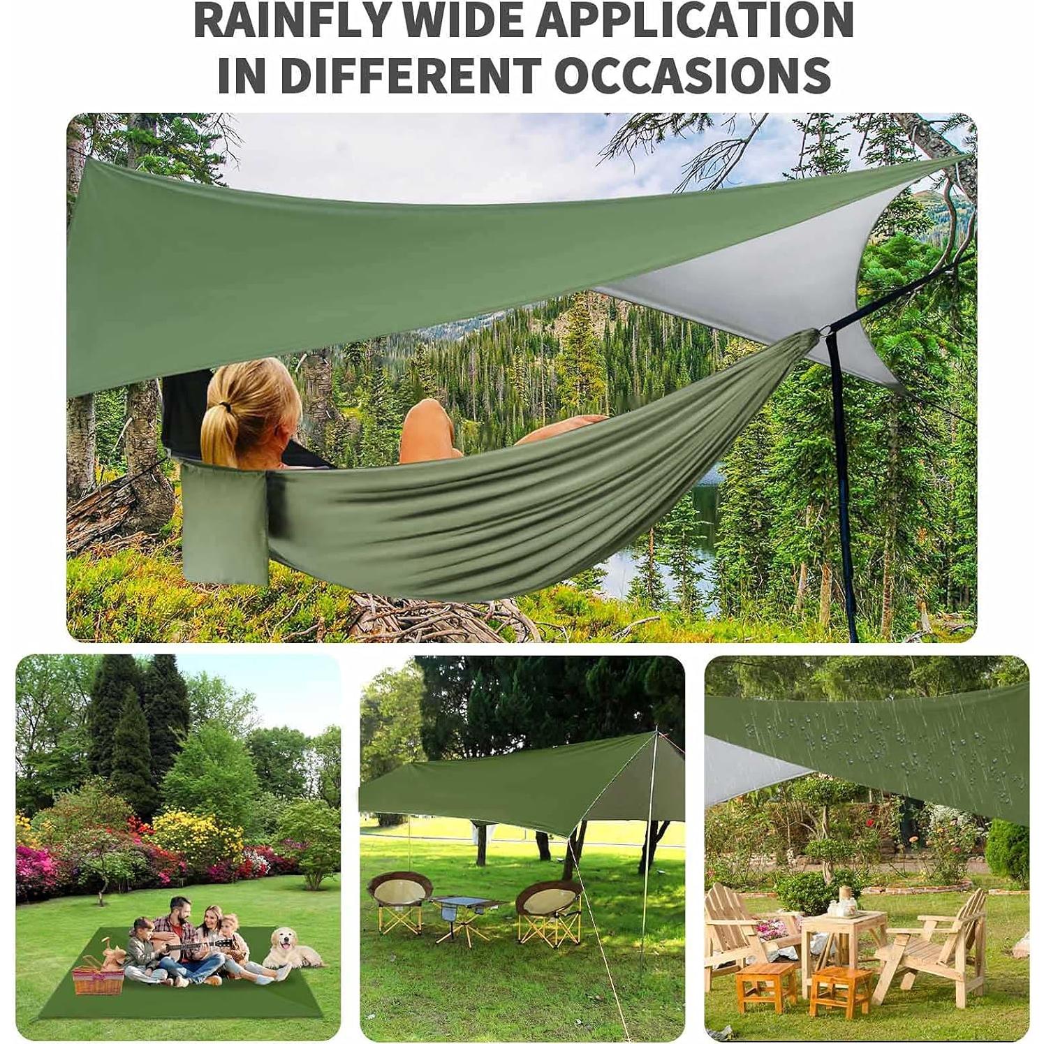 Hamaca de Camping Gymolo con Red Mosquitos y Lona Impermeable