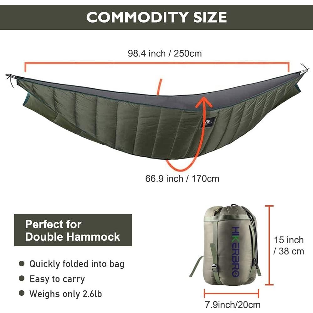 Funda Inferior Doble HIKERBRO 250x170cm 4 Temporadas Camping