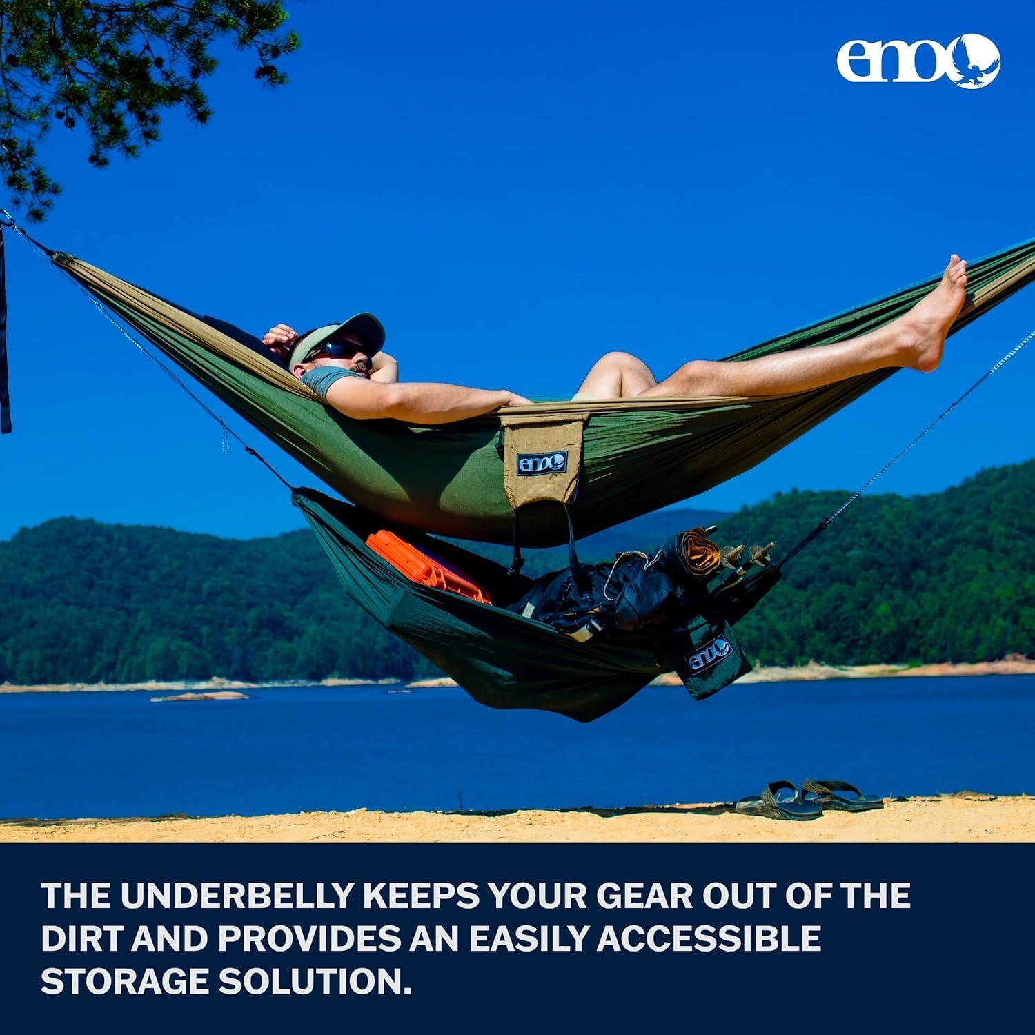 Sling de equipo Underbelly ENO para hamaca - Carbón