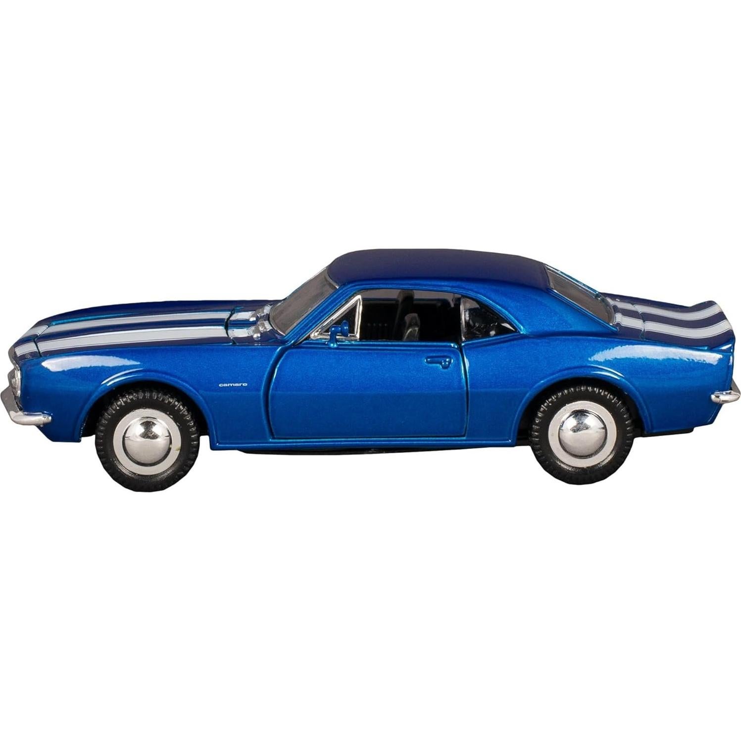 Modelo de Coche KiNSMART 1967 Chevy Camaro Z28 Azul 1:37
