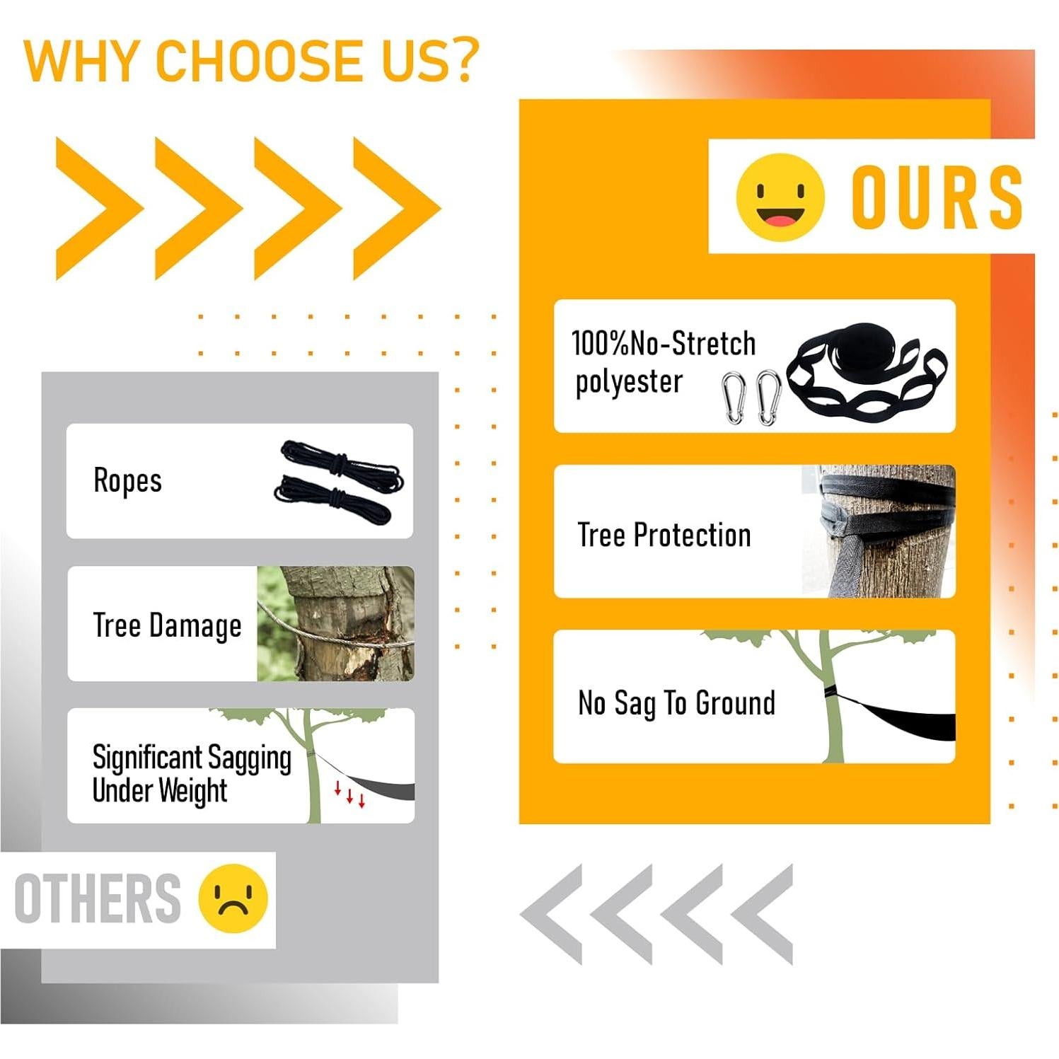 Camping Hammock Lightweight, Portable Hammocks with Tree Straps, Travel Swing Nylon Camp Hammocks for Adult Kids, Outdoor Essentials for Hiking Beach Backpacking