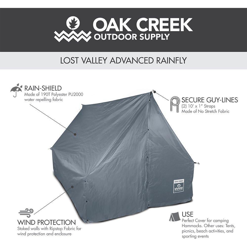 Funda de Lluvia para Hamaca Oak Creek 279.4x177.8 cm Impermeable