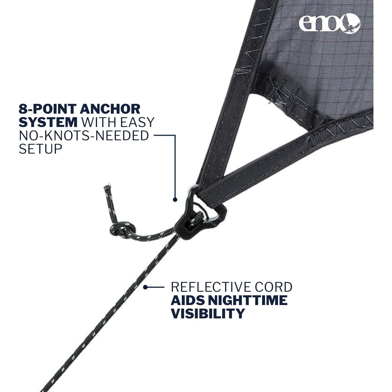 Toldo de Lluvia ENO DryFly Ultraligero 320x168 cm Gris