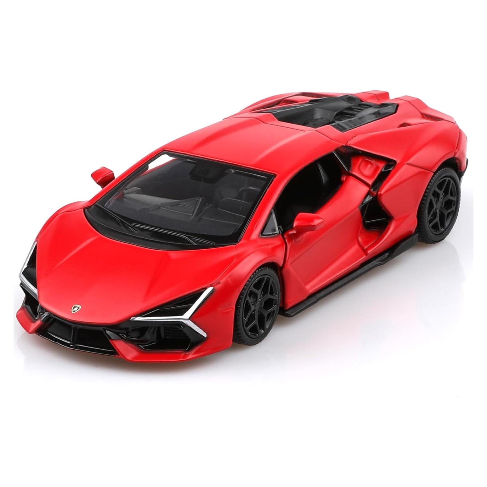 Coche de Juguete Lamborghini Revuelto Escala 1/36 Rojo