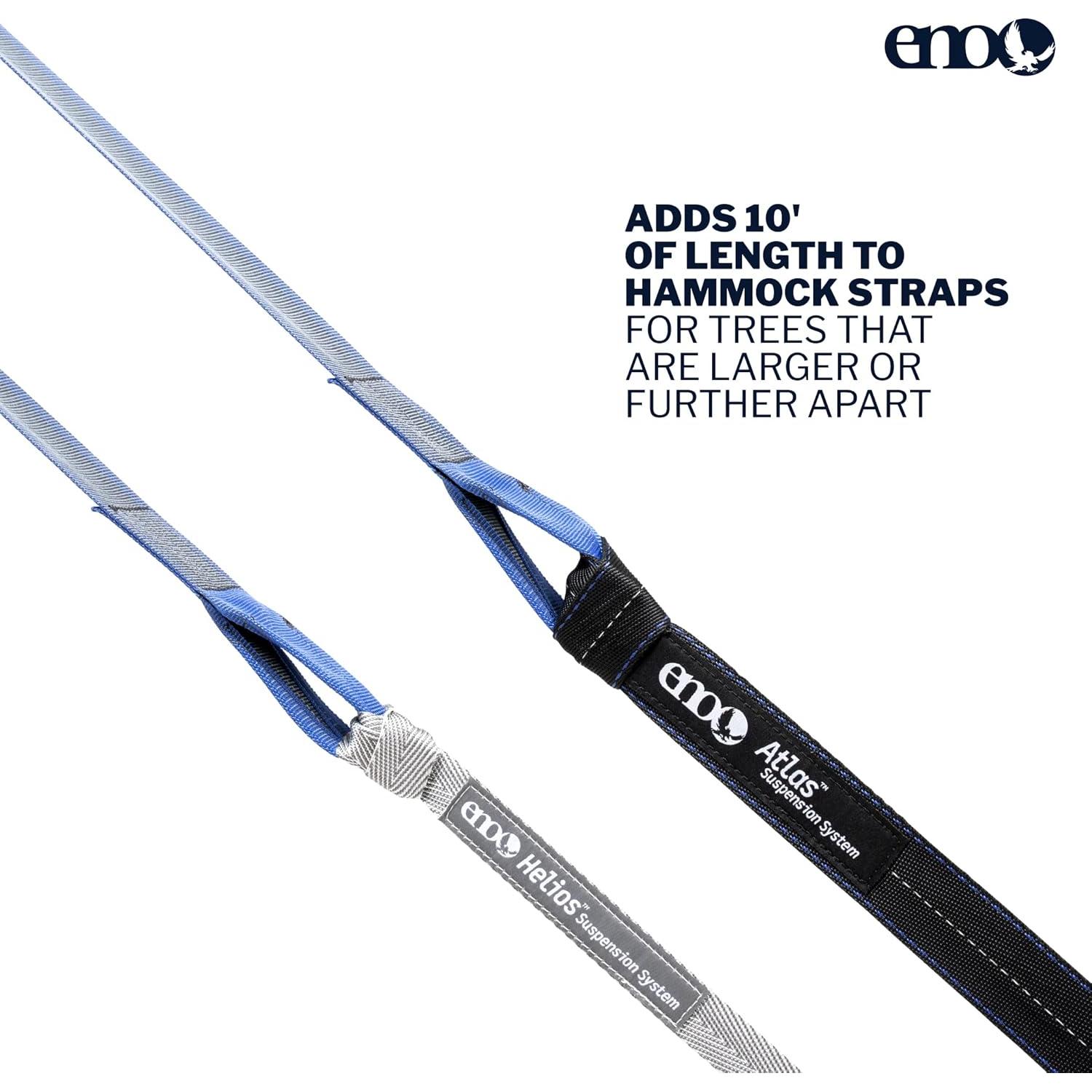 Cintas Utilitarias Atlas EXT ENO para Hamacas - 2 Piezas, Carbón/Navy