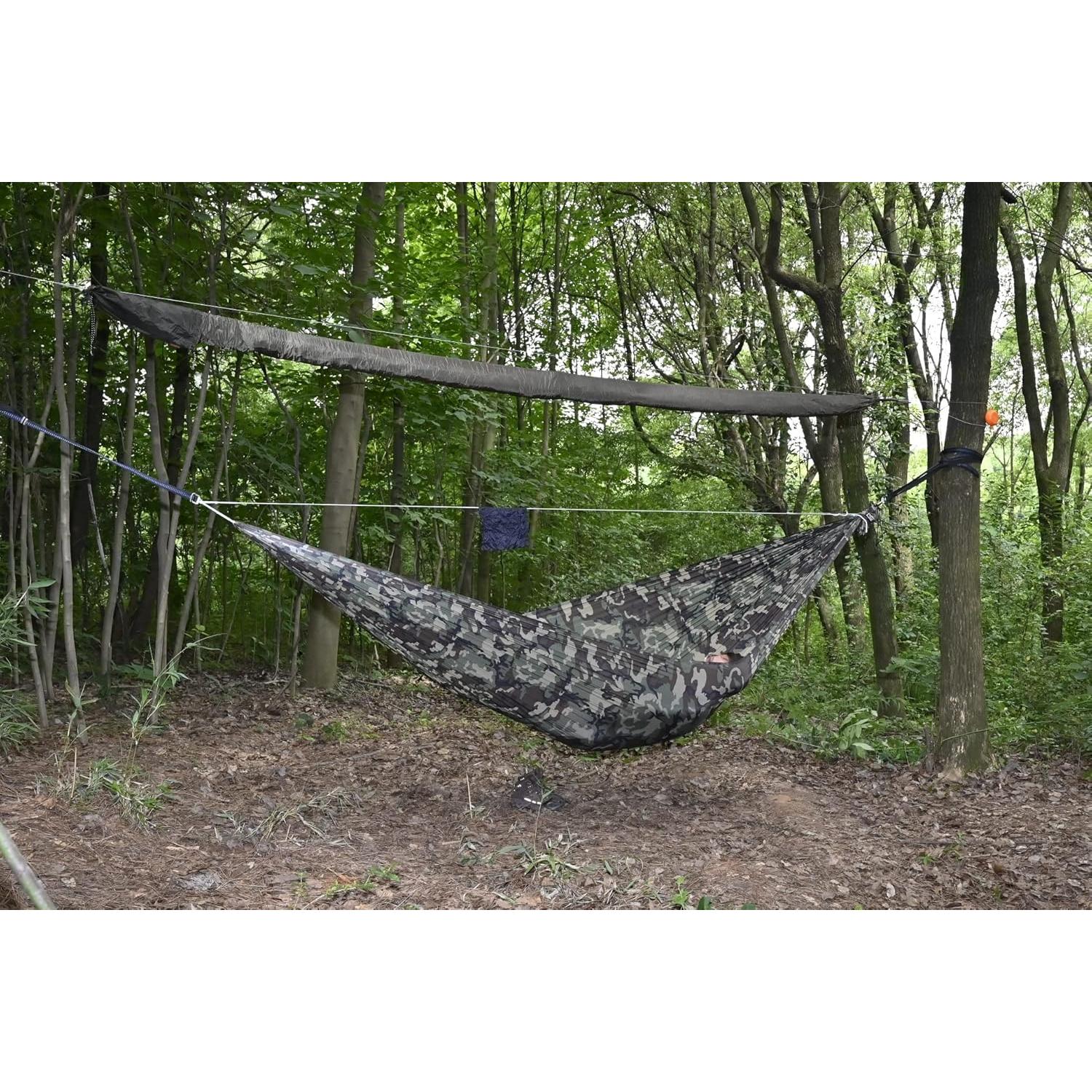 Hamaca Camping Onewind 3.35m Ultraligera Nylon Ripstop Camo