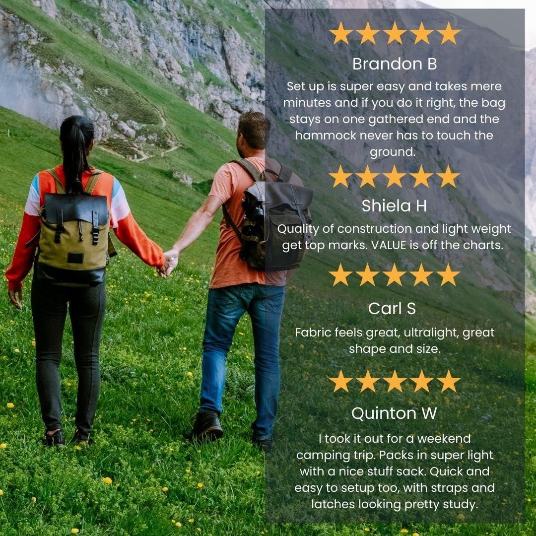 Hamaca Camping Onewind 3.35m Ultraligera Nylon Ripstop Camo