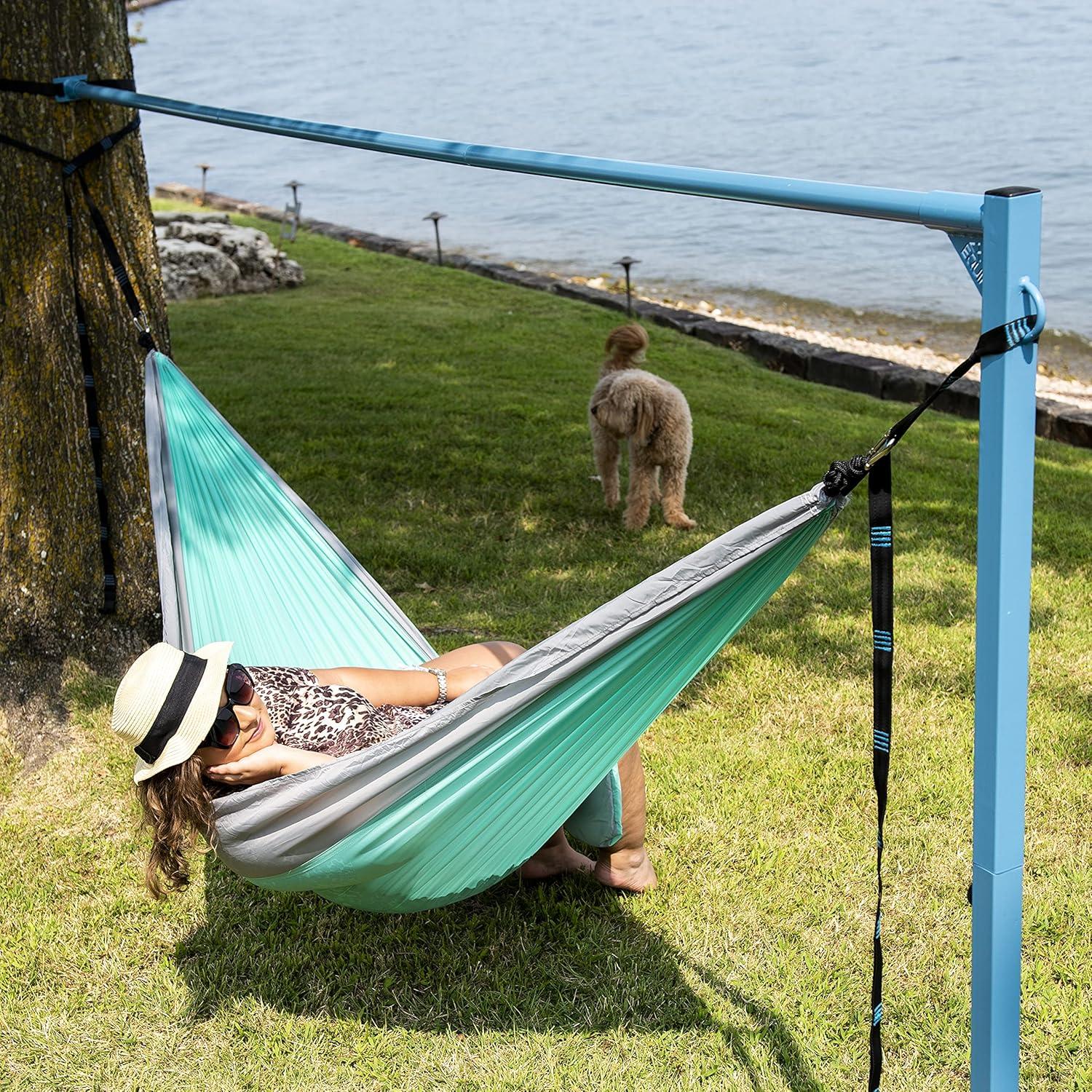 Soporte de Hamaca Portátil Equip - Capacidad 181 kg - Azul