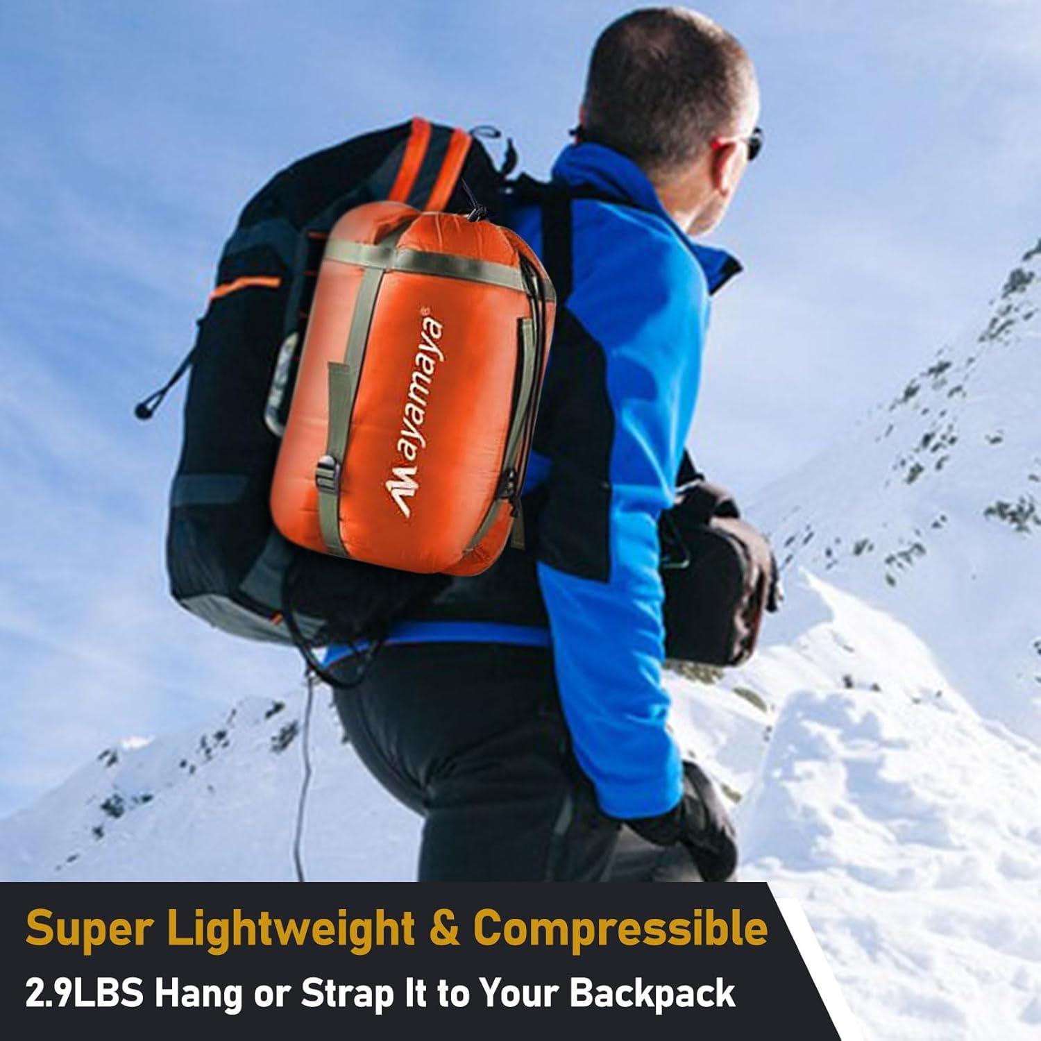 Saco de Aislamiento AYAMAYA para Hamaca Doble 250x170cm Naranja