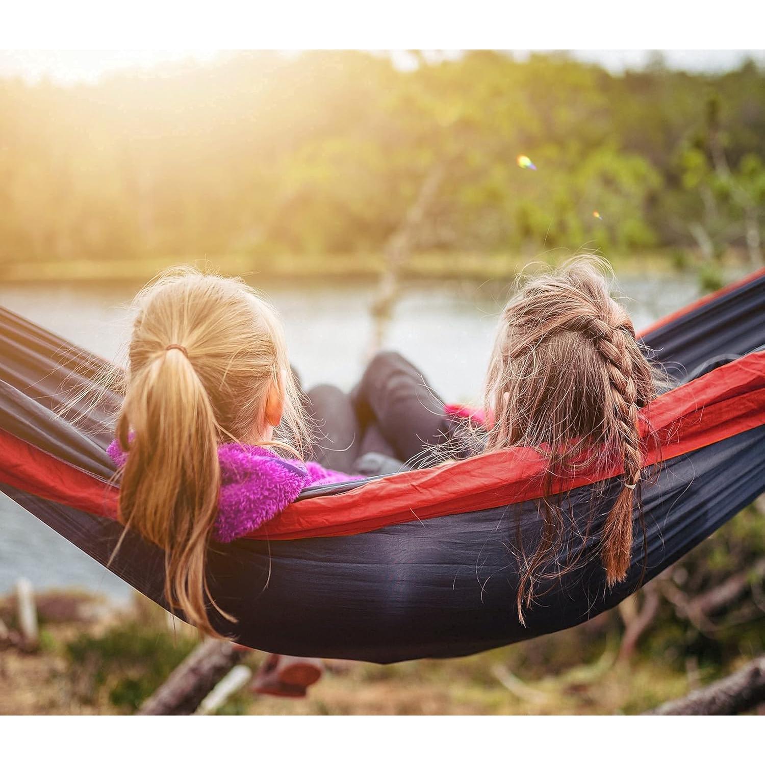 Hamaca Doble Pro Venture 3.2x2.0m Nylon 210T para Camping