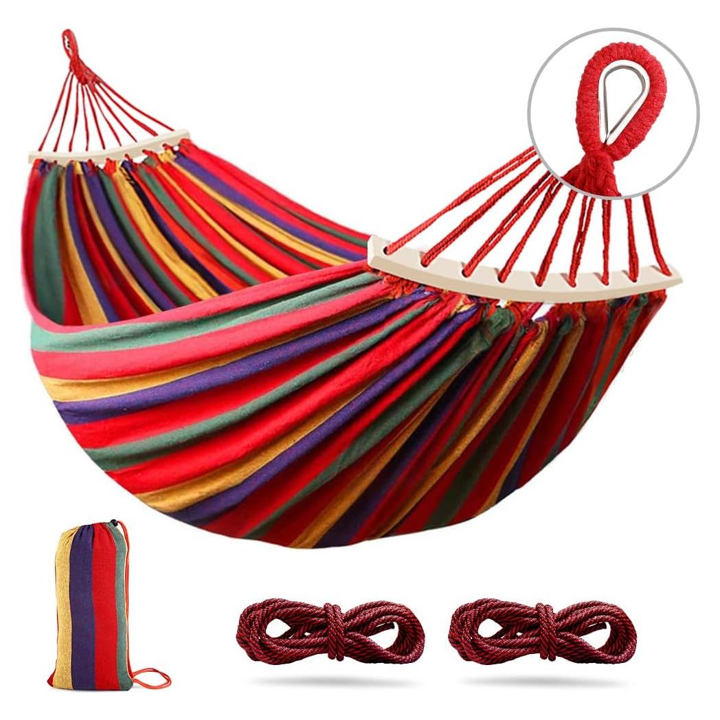 Hamaca Outerman 275x155 cm, Carga 250kg, Antivuelco, Portátil