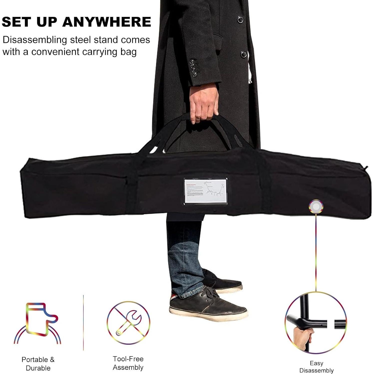 Hamaca Doble SZHLUX con Soporte Incluido 204kg Algodón