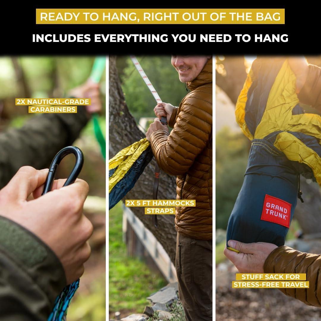 Hamaca Doble Deluxe Grand Trunk 3.2x2.0m 227kg Nylon