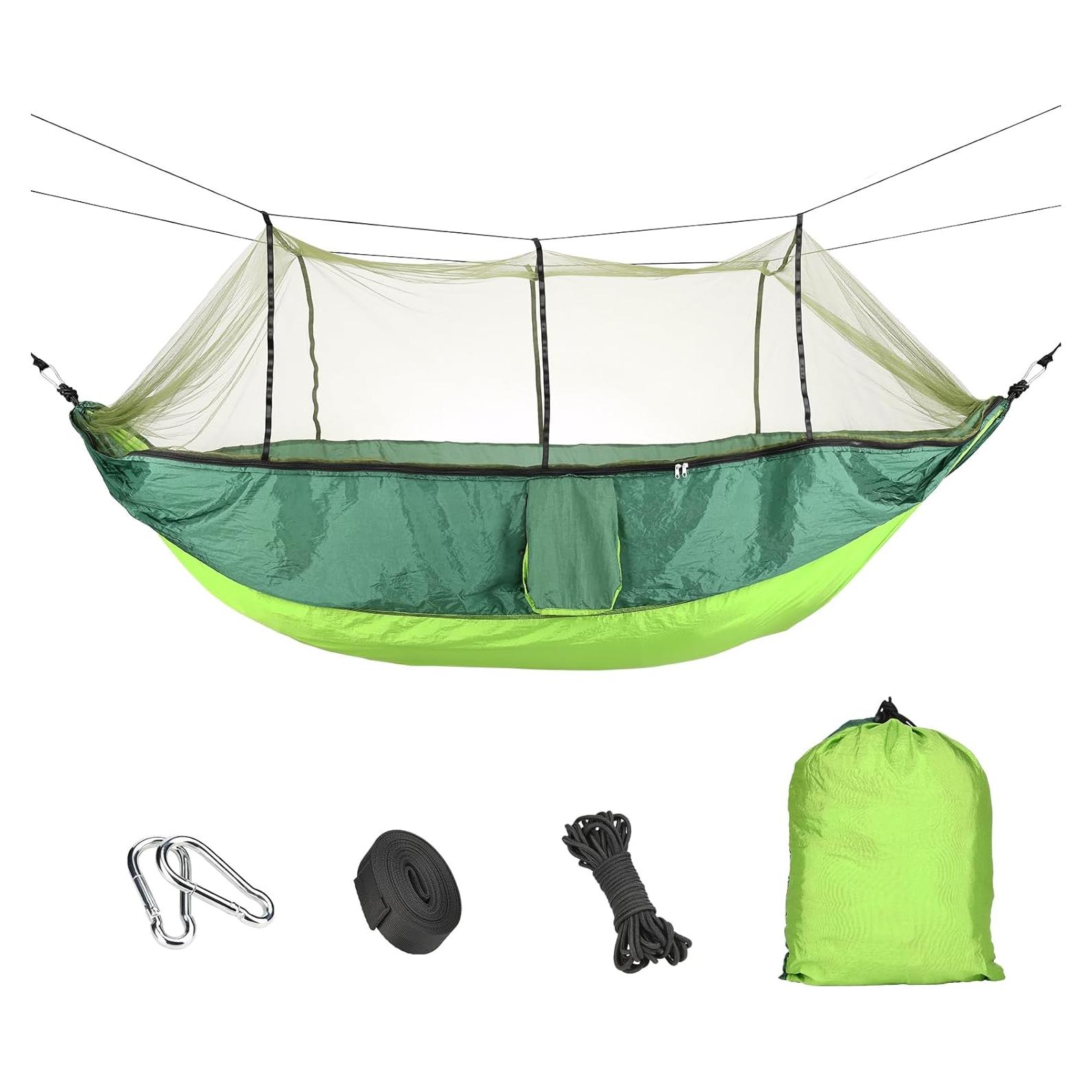 Hamaca de Camping Bestrip con Red Antimosquitos 260x140 cm