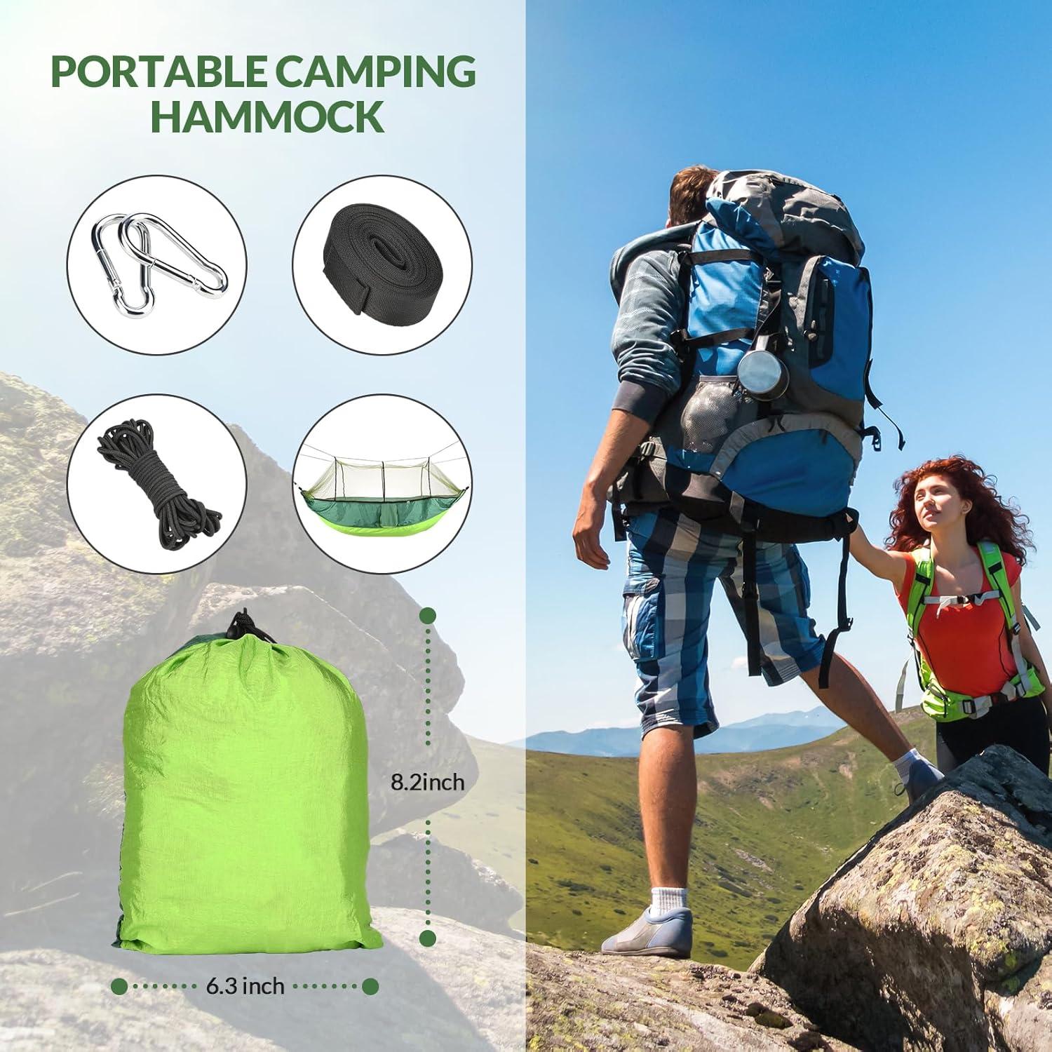 Hamaca de Camping Bestrip con Red Antimosquitos 260x140 cm