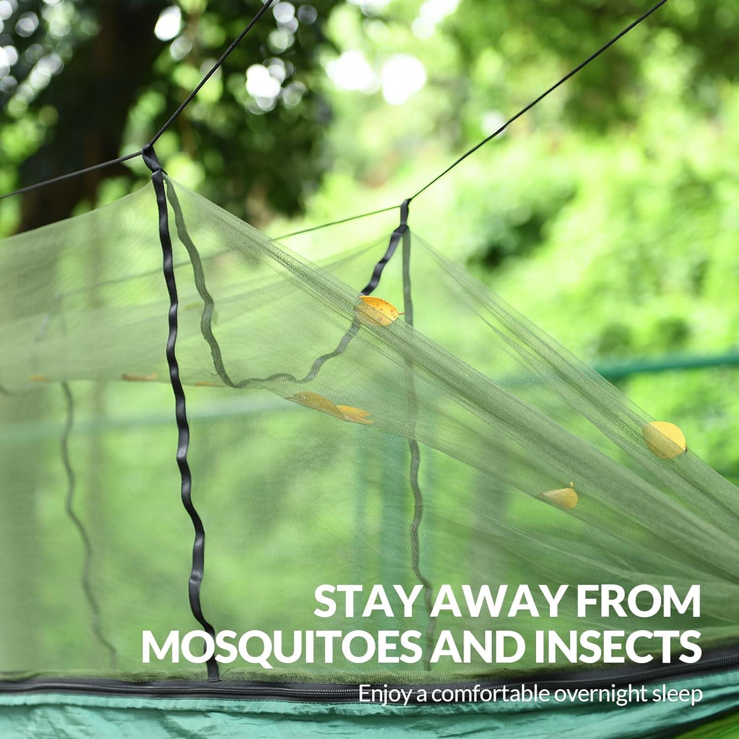 Hamaca de Camping Bestrip con Red Antimosquitos 260x140 cm