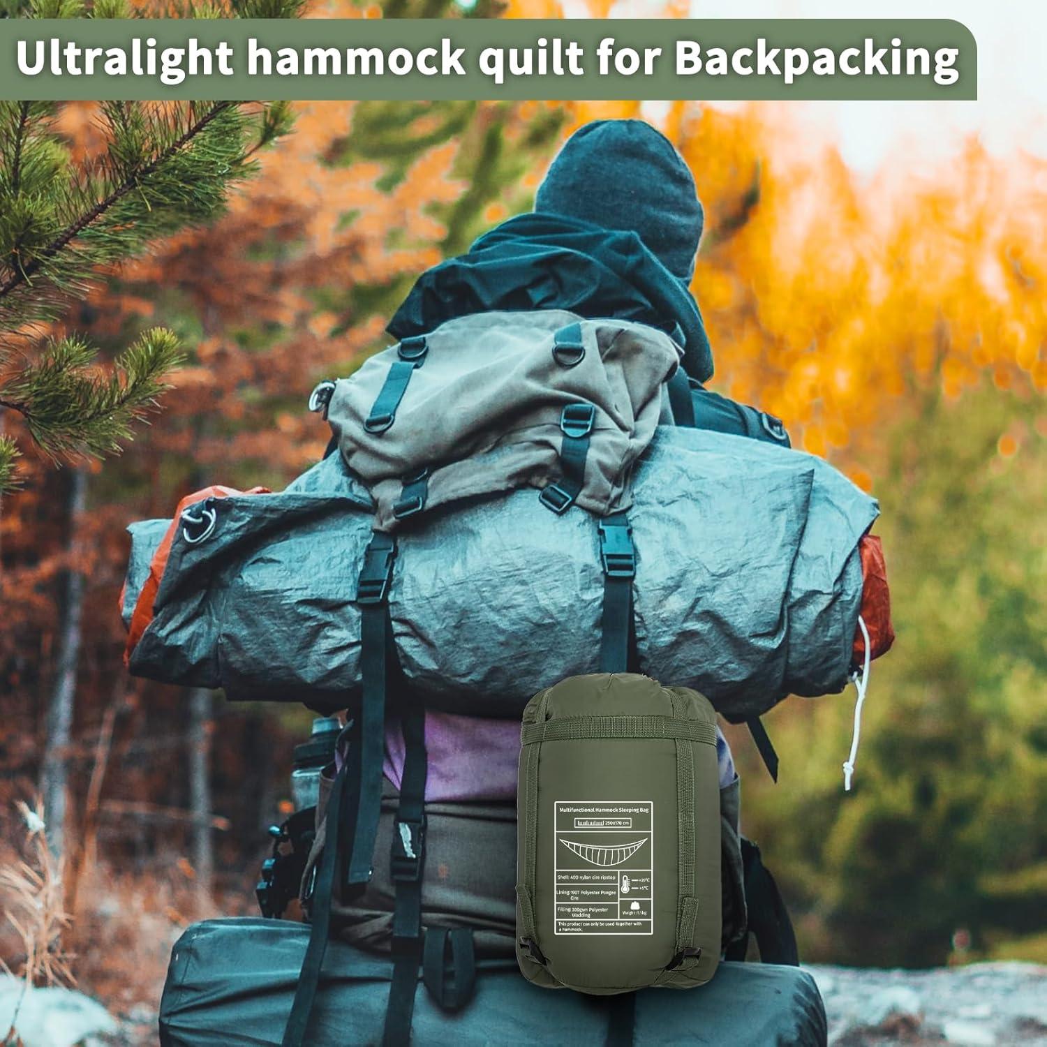 Saco de Dormir Térmico Doble GEERTOP 250x170 cm Verde Lunar