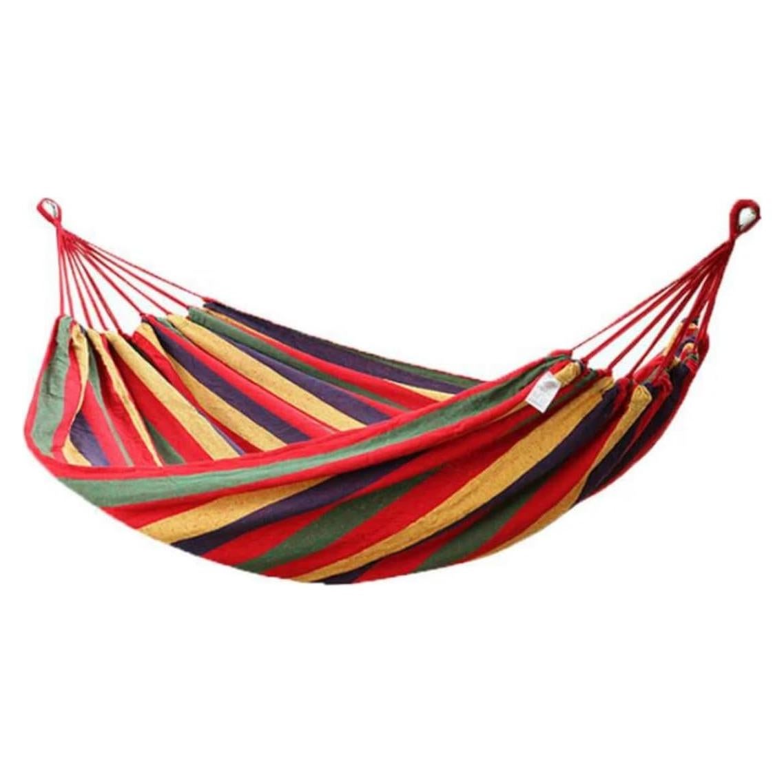 Hamaca Doble de Algodón 279.4x149.9 cm 550 LBS Soporte