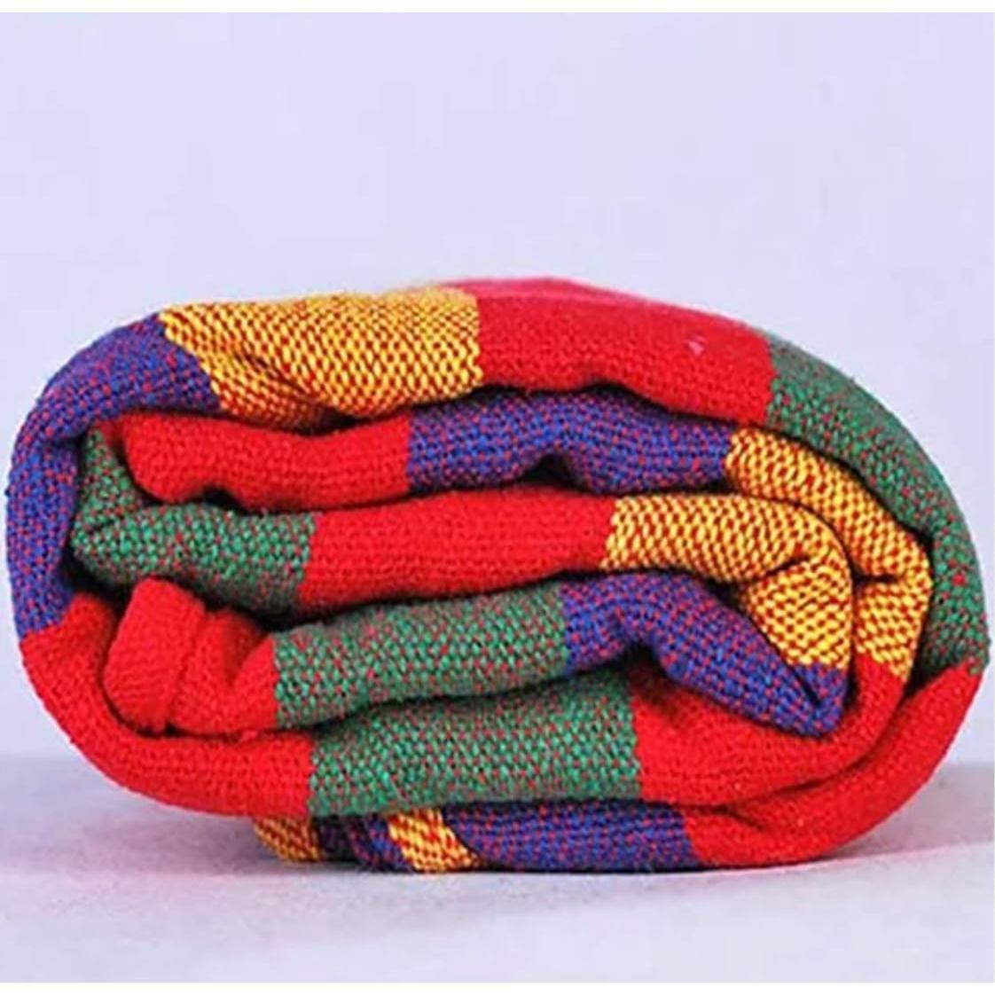 Hamaca Doble de Algodón 279.4x149.9 cm 550 LBS Soporte