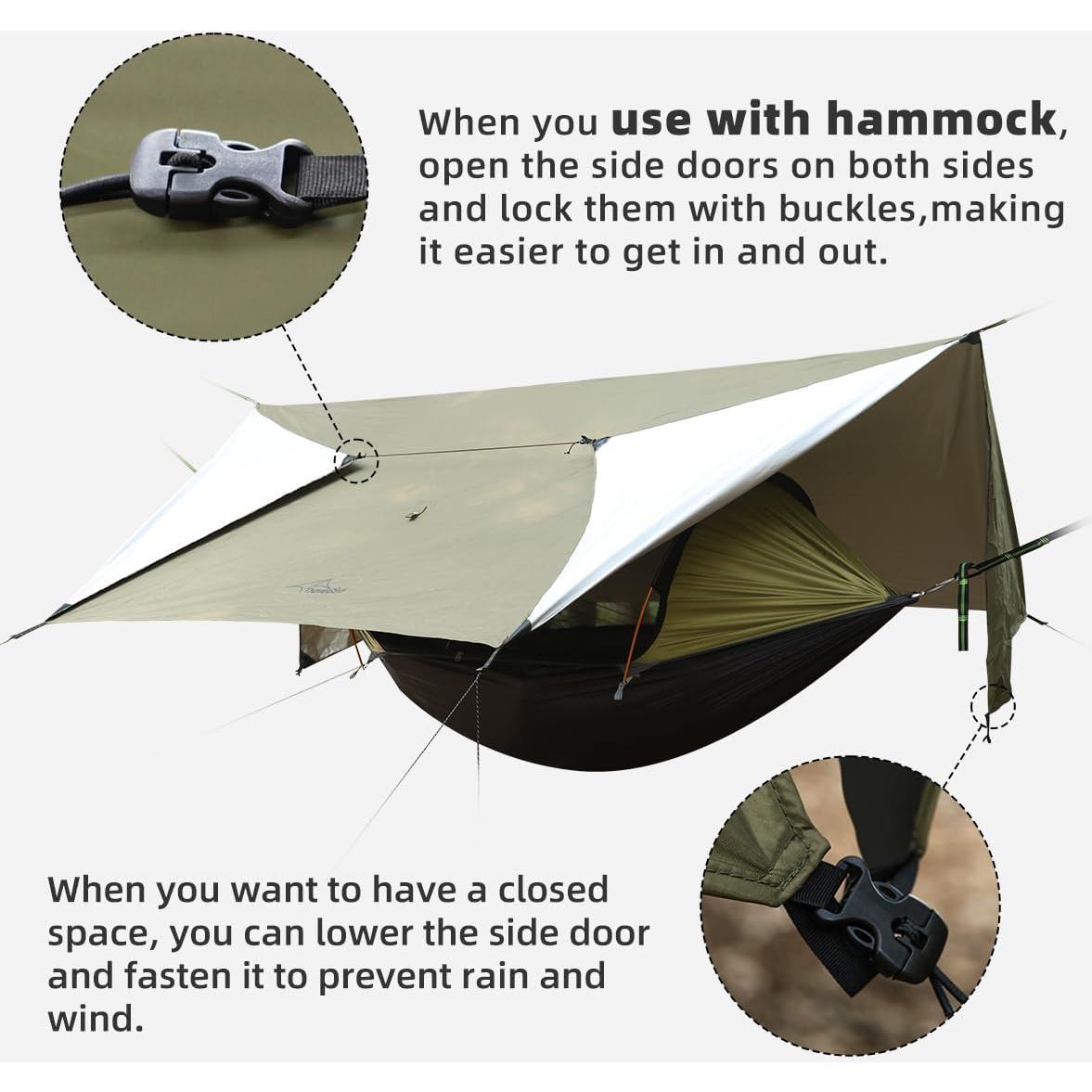 Tarp Impermeable Travel Bird 4.27x2.74m para Camping