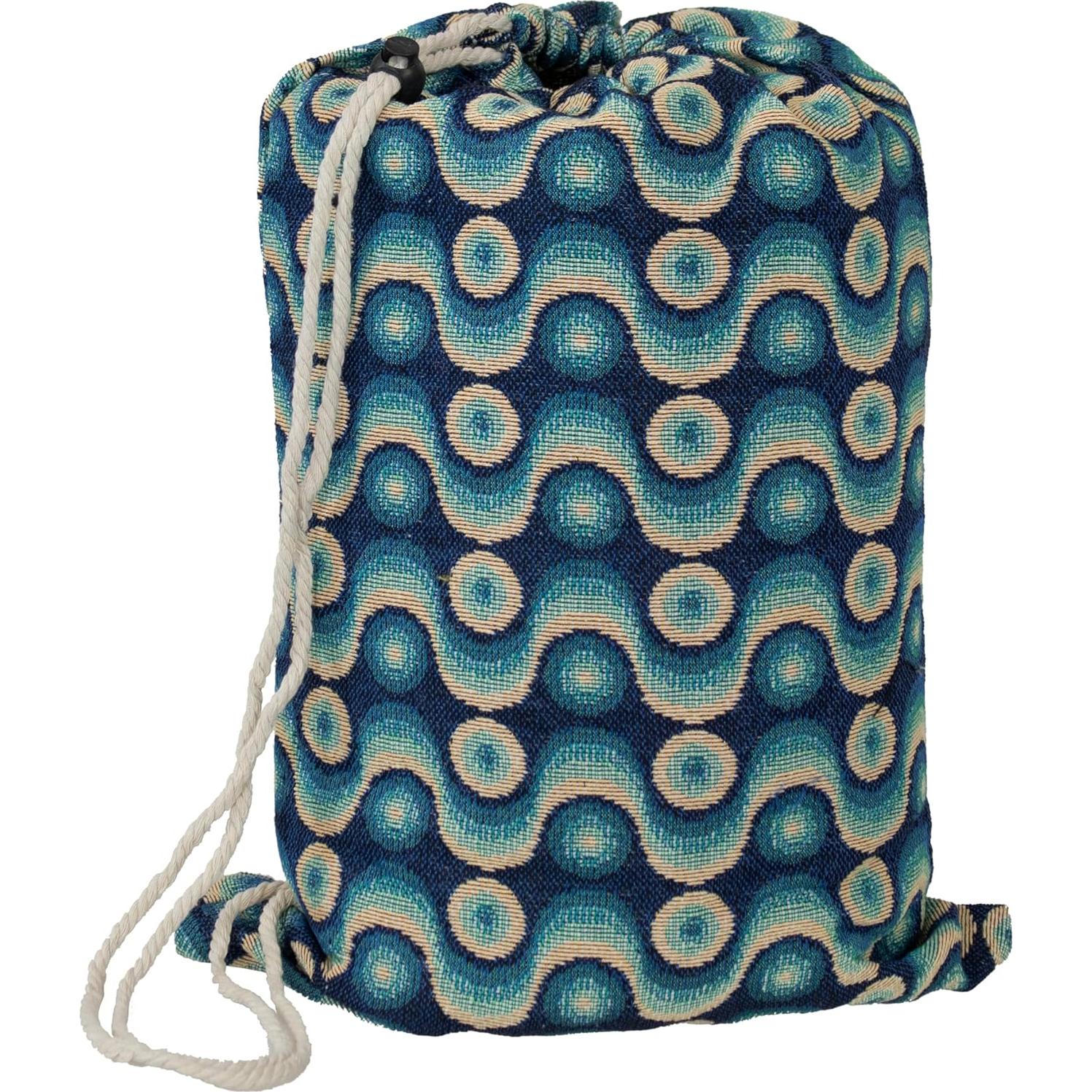 Hamaca Doble Jacquard Sunnydaze 3.07m para 2 Personas Exterior