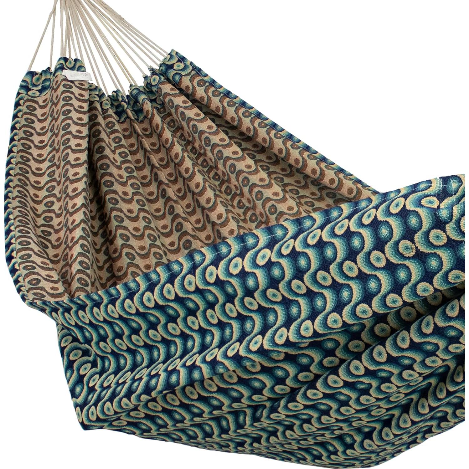 Hamaca Doble Jacquard Sunnydaze 3.07m para 2 Personas Exterior