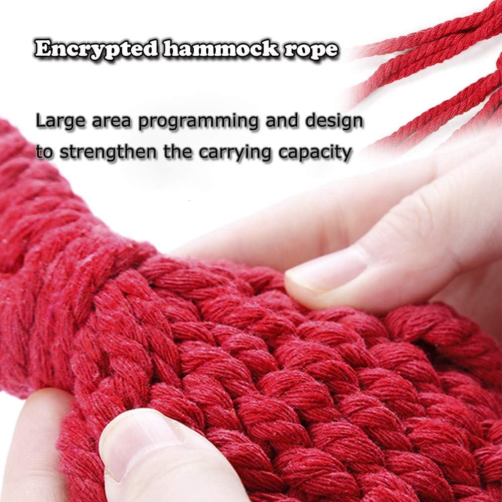 FDW Double Hammock Stands Portable Hammock Stand Heavy Duty Steel Stand for Outdoor Patio or Indoor (Red)