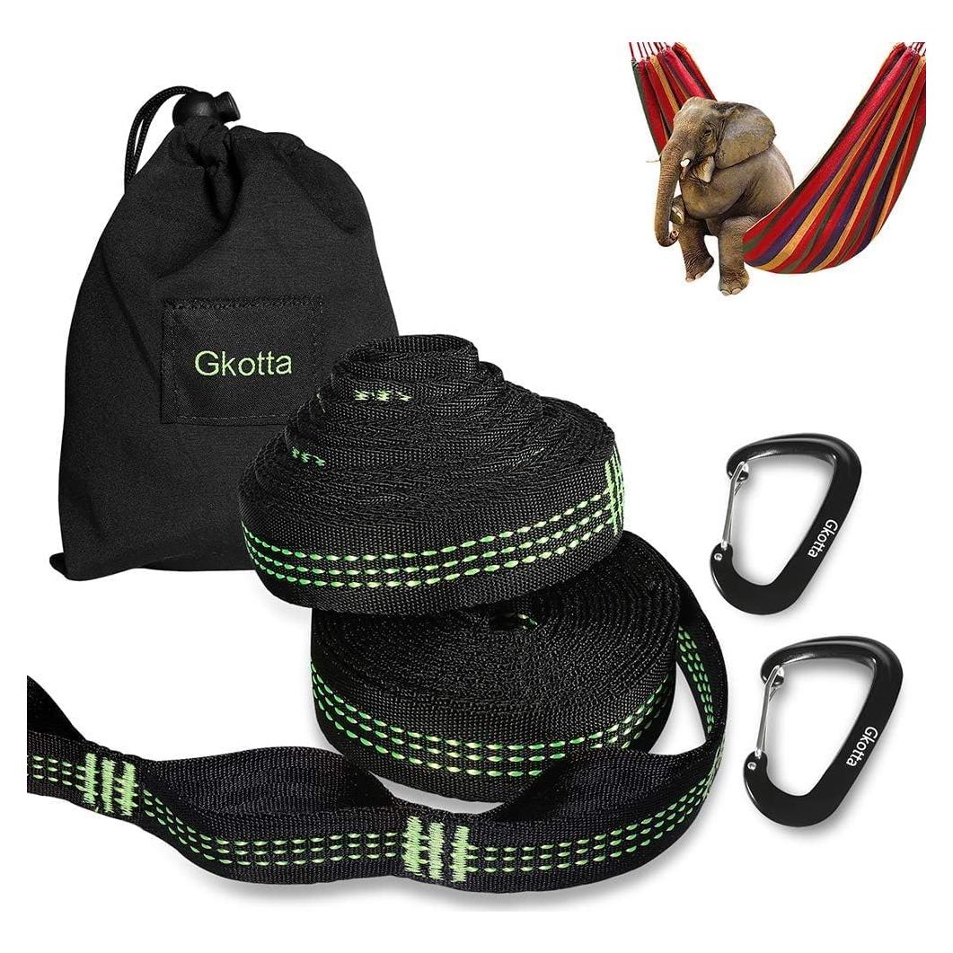 Cintas de Hamaca BUDOBEG 10 Pies Ajustables 1000 Lbs