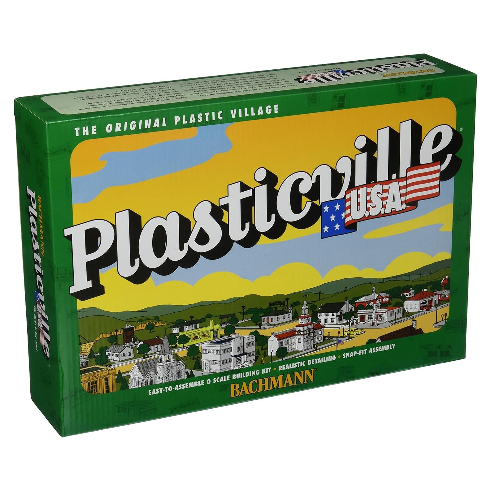 Kit Estación de Bomberos Bachmann Plasticville O con Camiones