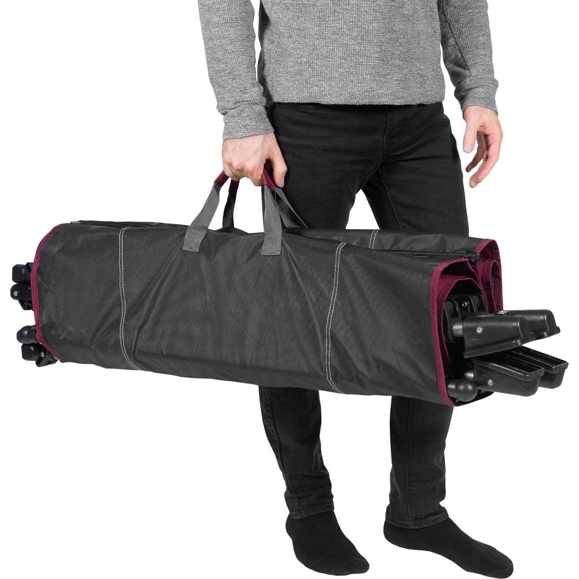 Hamaca Plegable Zenithen con Techo Retráctil para Camping