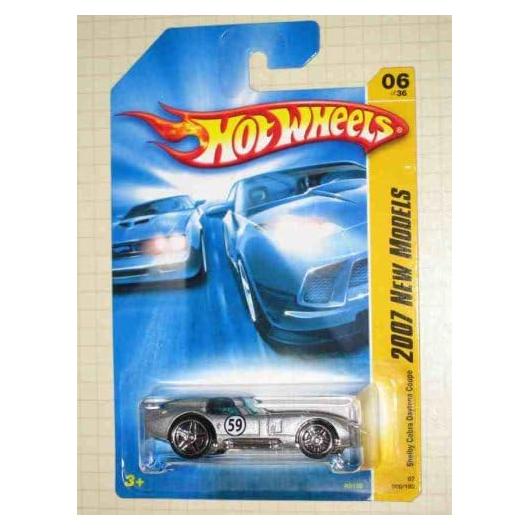 Coche de Juguete Cobra Daytona Coupe Plata Hot Wheels 1:64
