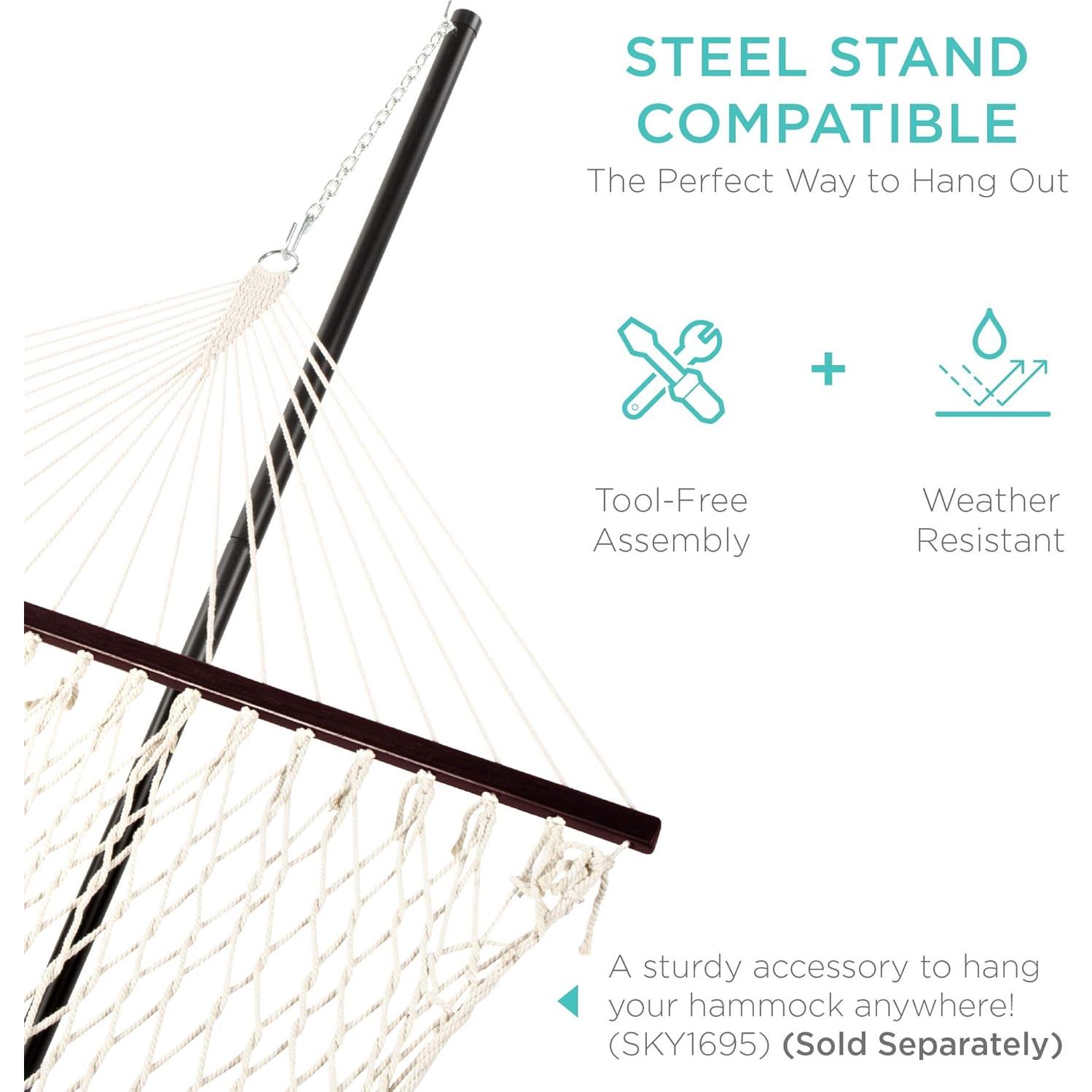 Hamaca Doble Mejor Opción Productos Algodón 204kg Jardín