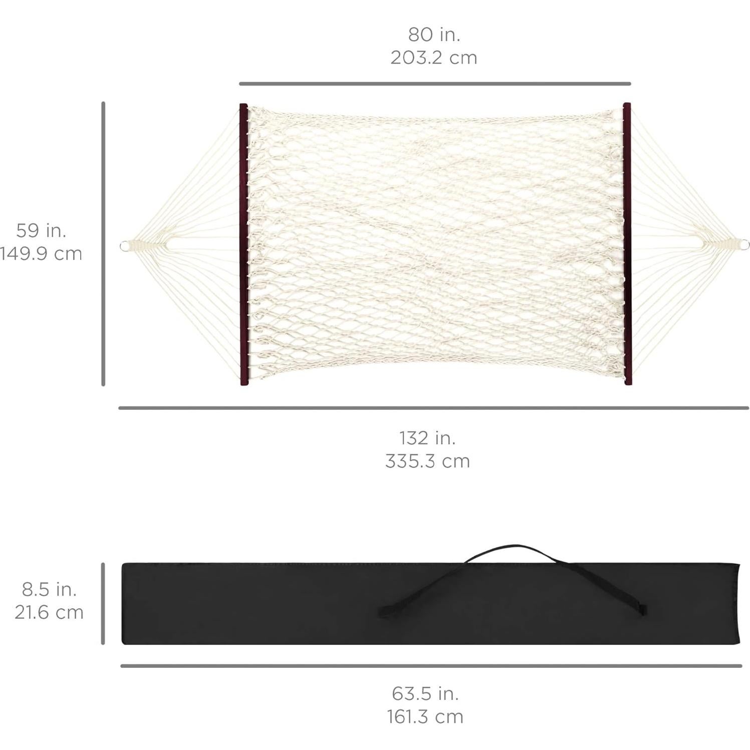 Hamaca Doble Mejor Opción Productos Algodón 204kg Jardín