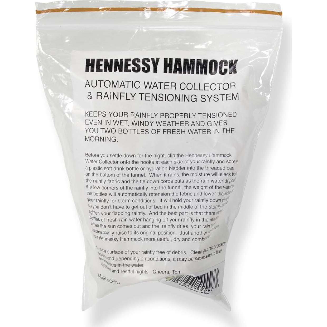 Hennessy Hammock HH2O - Sistema recolector de agua y tensador