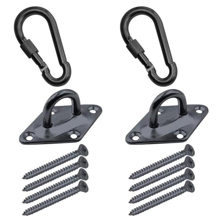 Kit de Hamacas de Alta Resistencia Branded Boards Negro 1000lb