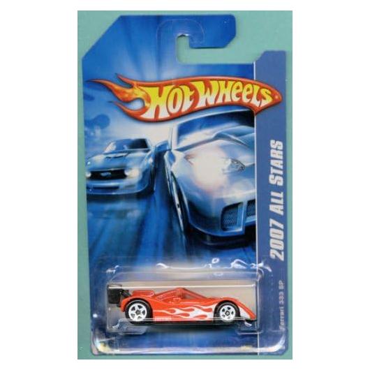 Hot Wheels Ferrari 333 SP 1:64 Escala Rojo Llamas
