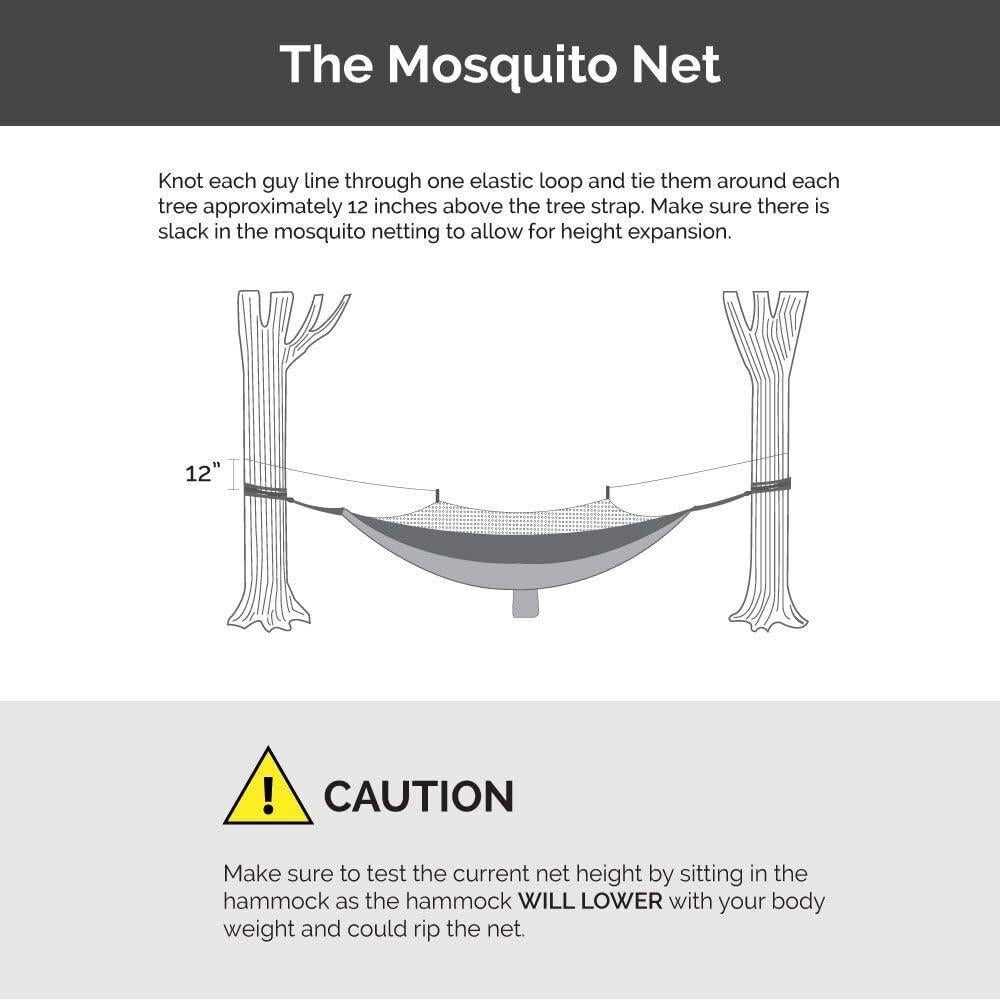 Hamaca de Camping Oak Creek con Lona y Red Mosquitos 1.81 kg