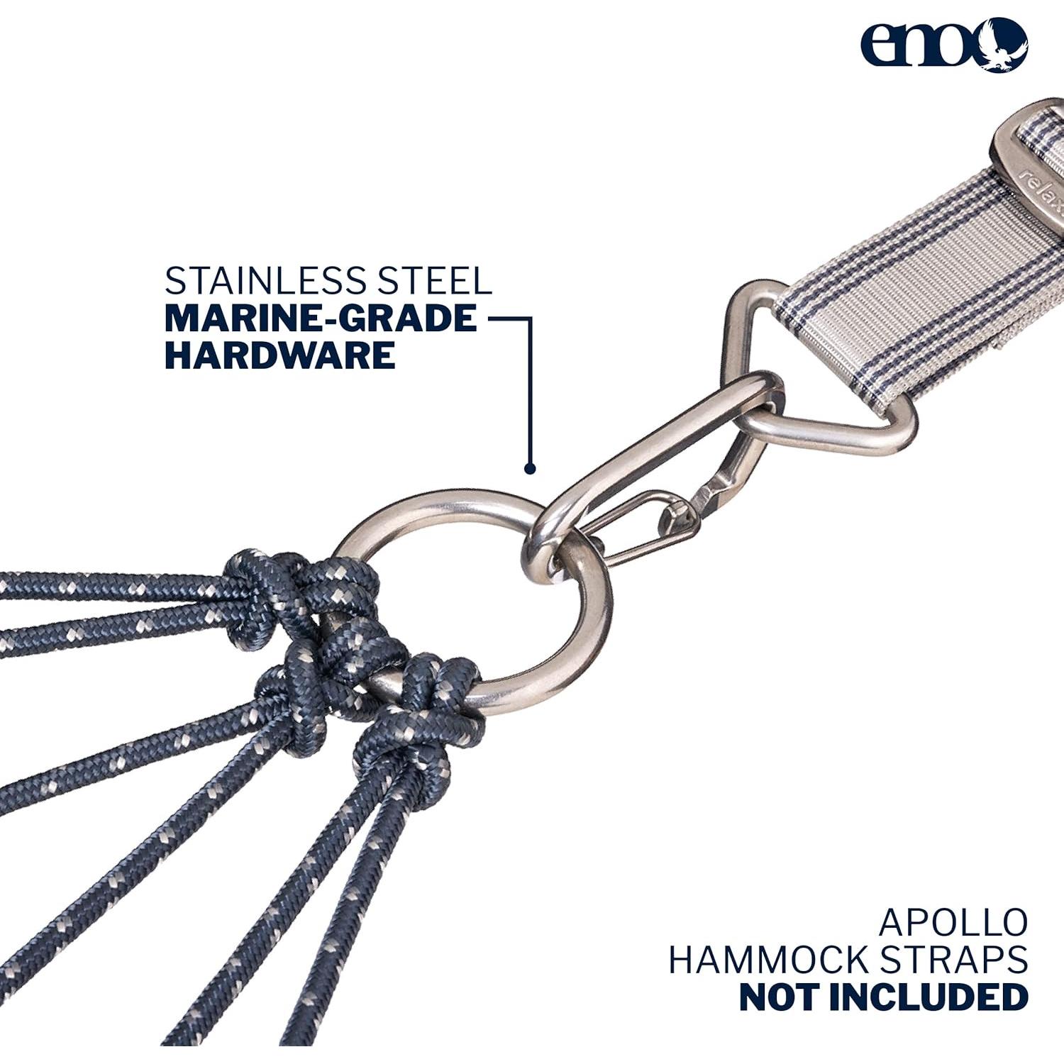 Hamaca Doble ENO SuperNest SL - Gris Piedra, 240x140 cm