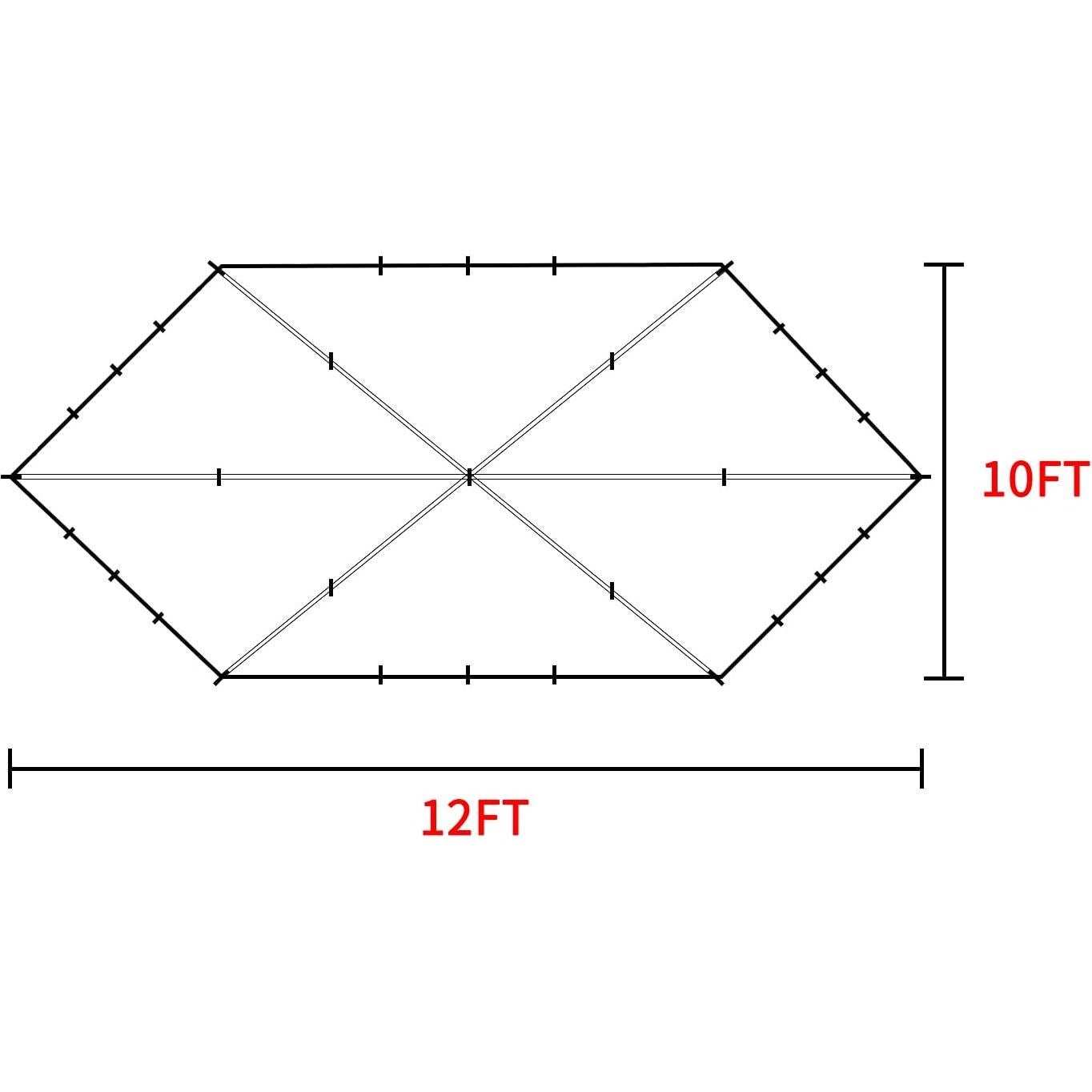 Toldo Impermeable Gold Armour 5,000 mm para Camping Camo
