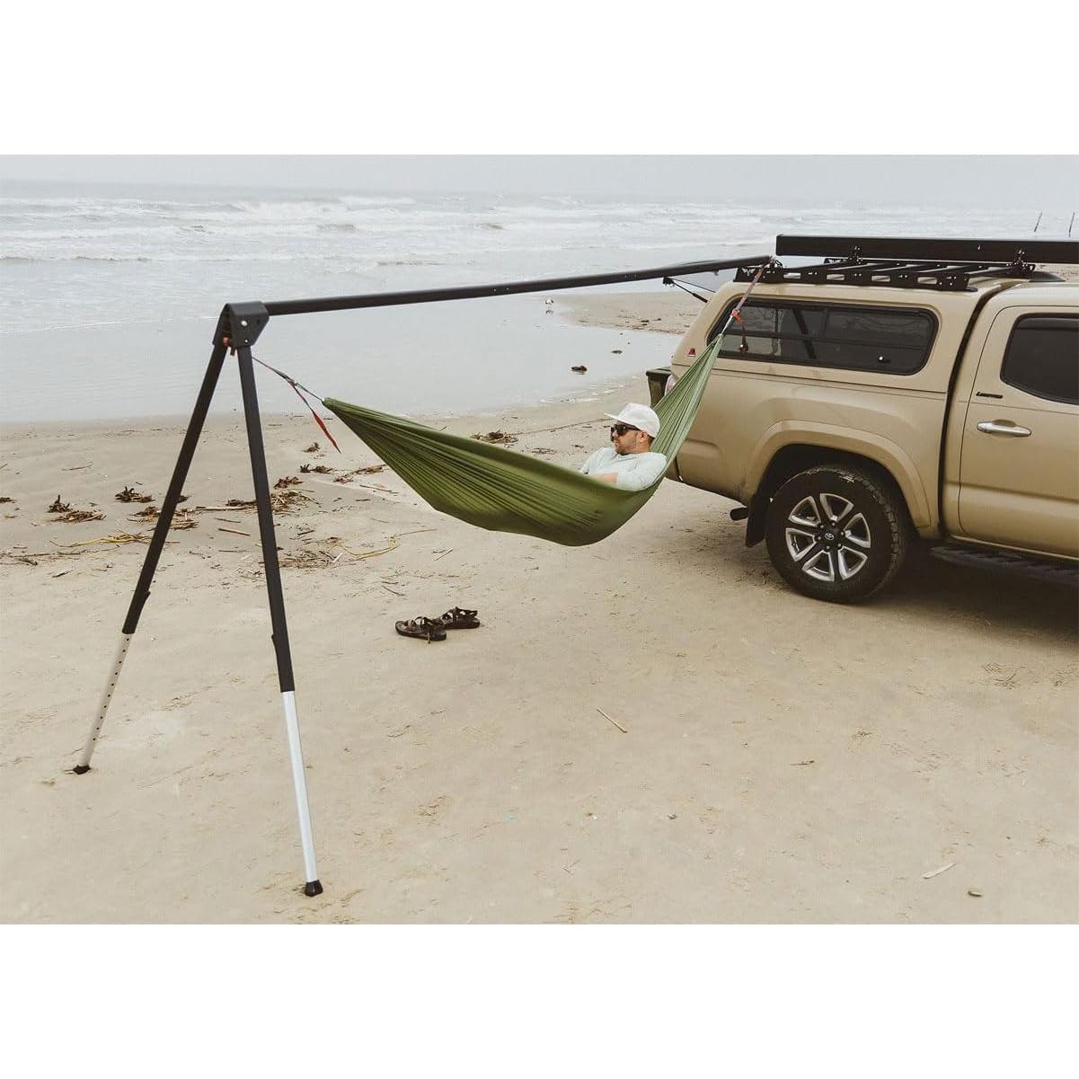 Outpost: Overland Hammock Stand | All-Terrain Capable | Weather-Resistant Durability | Portable and Compact | 60 Second Setup