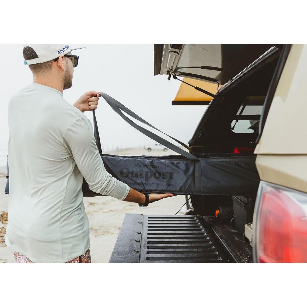 Outpost: Overland Hammock Stand | All-Terrain Capable | Weather-Resistant Durability | Portable and Compact | 60 Second Setup