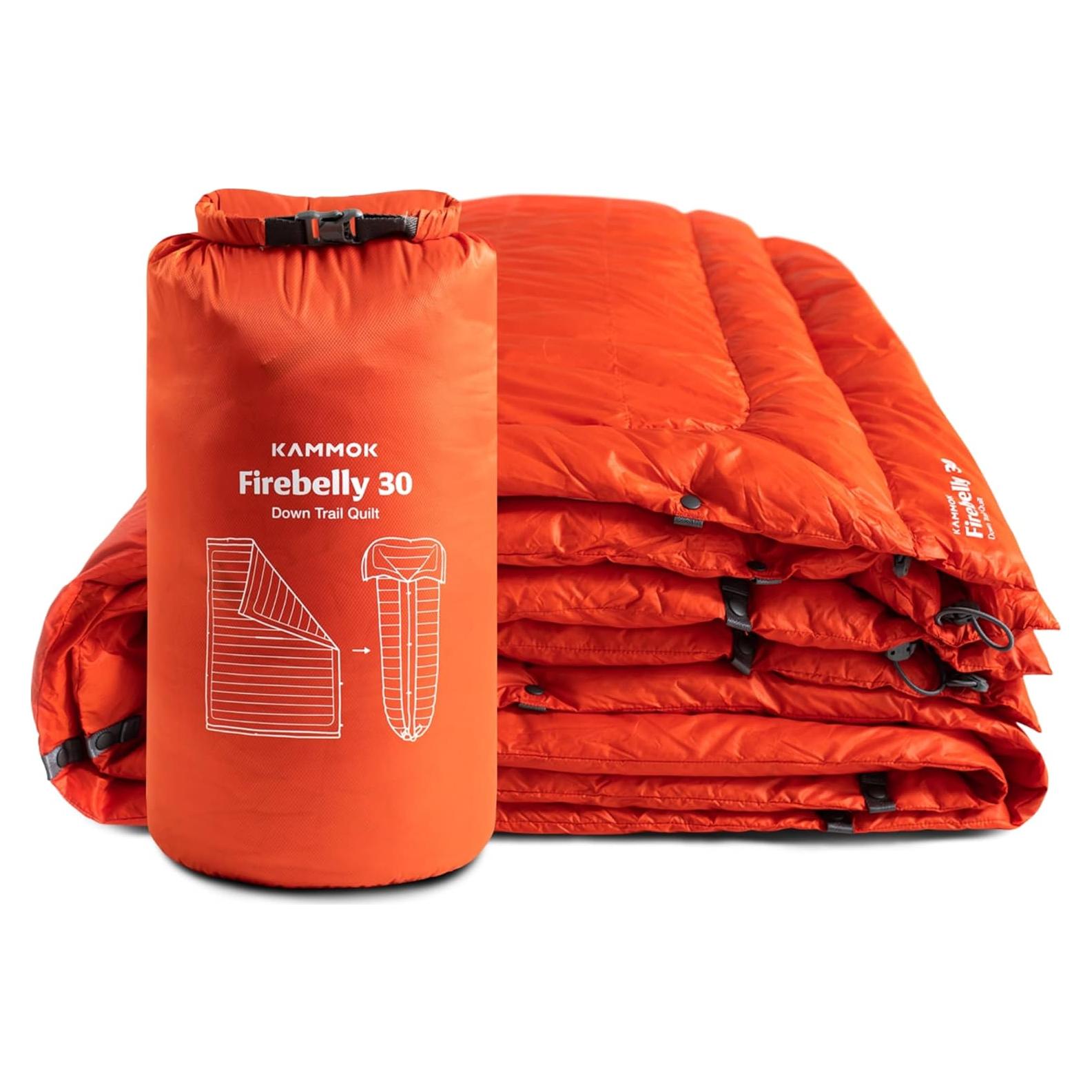 Edredón de Plumas KAMMOK Firebelly 30°F Impermeable 223.5x137.2cm