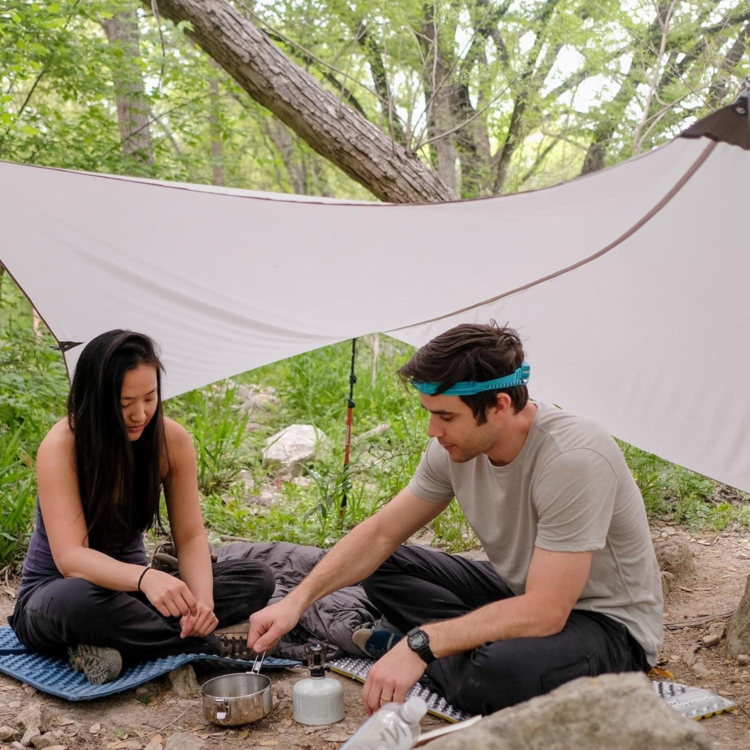 Lona de Camping KAMMOK Kuhli Pro Impermeable Gris 364.5x274.5cm