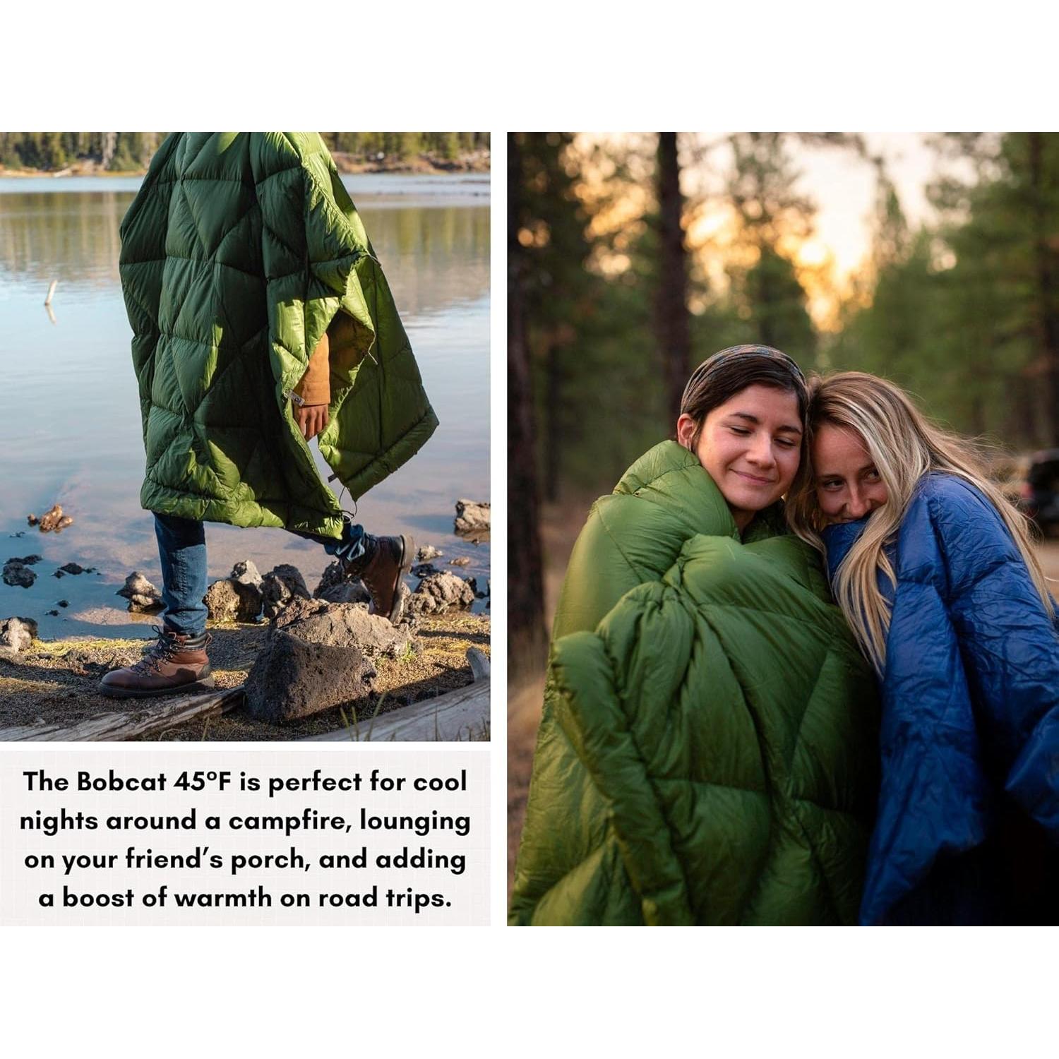 Edredón de Plumas KAMMOK Bobcat 7°C Compacto y Resistente