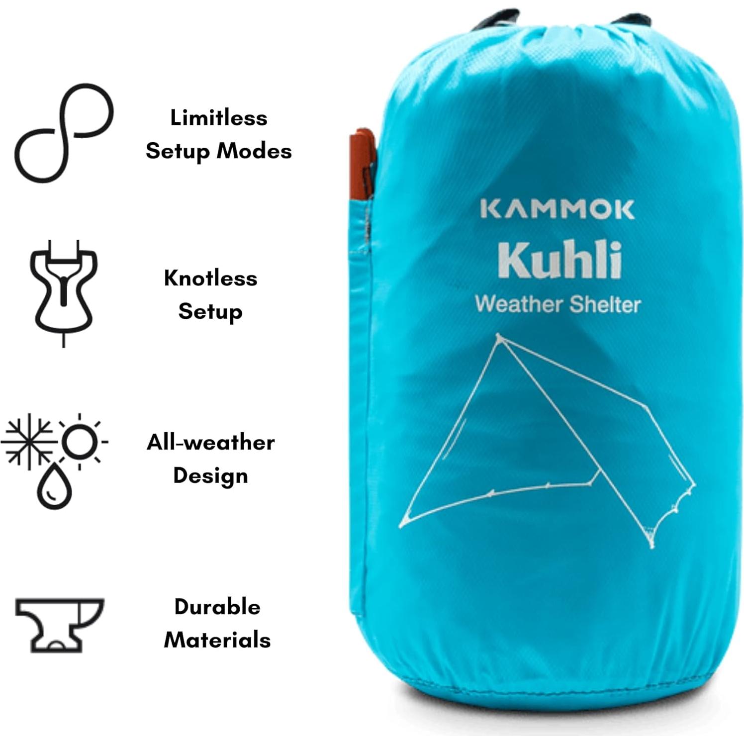 Tarp de Camping KAMMOK Kuhli Naranja Brasa 364.5x274.5cm