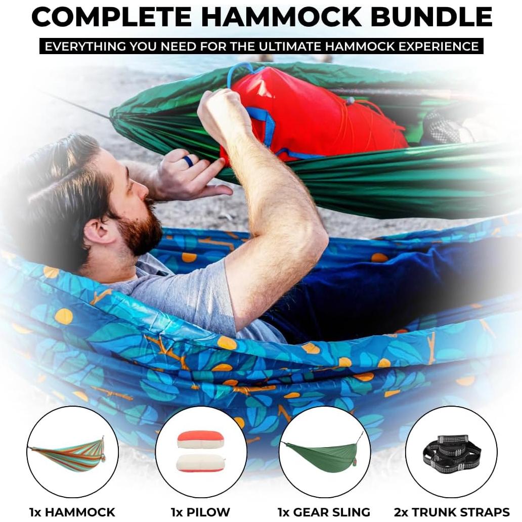 Hamaca Ultimate Grand Trunk con Almohada y Correas Ajustables