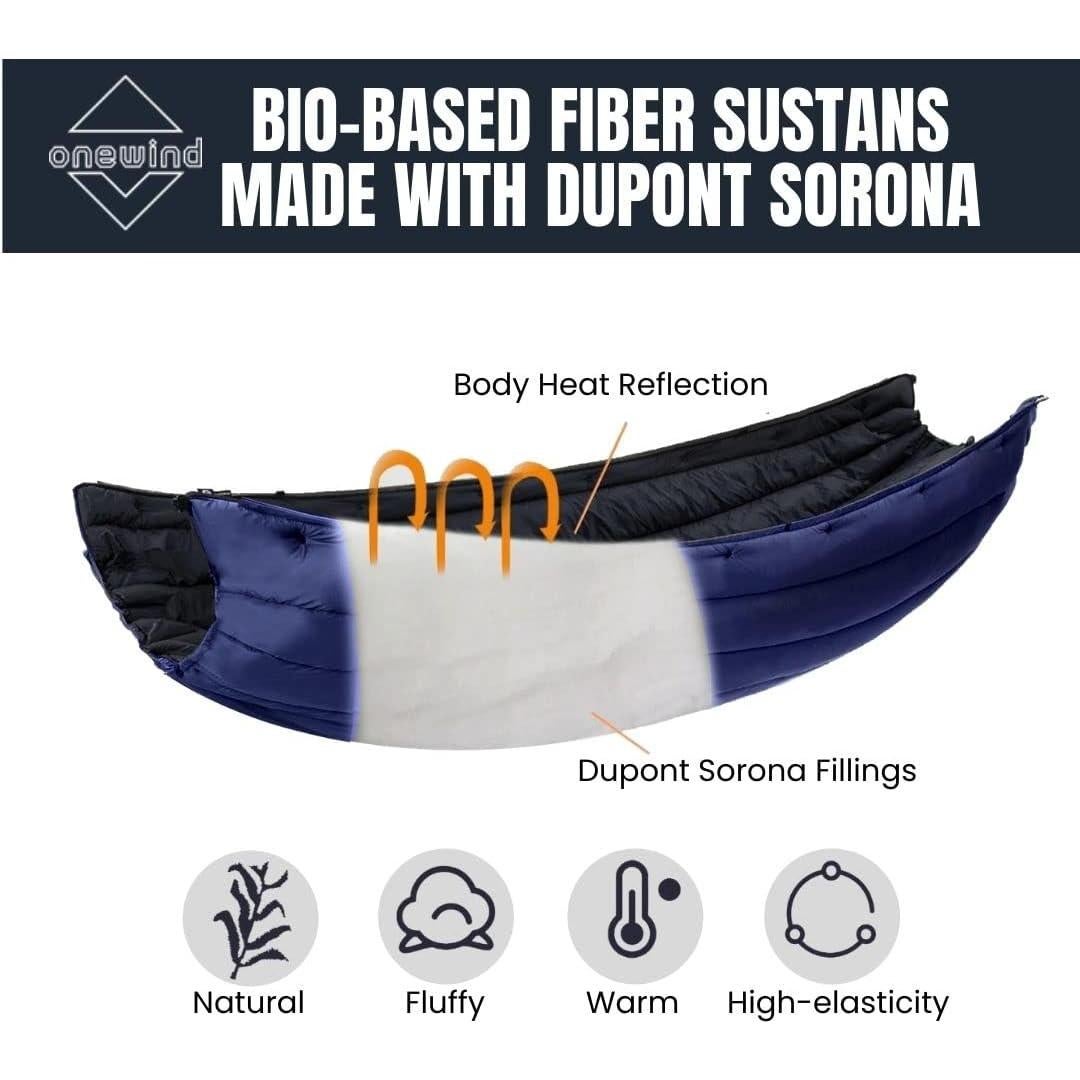 Underquilt Doble OneWind 208x132 cm Aislamiento Ultraligero