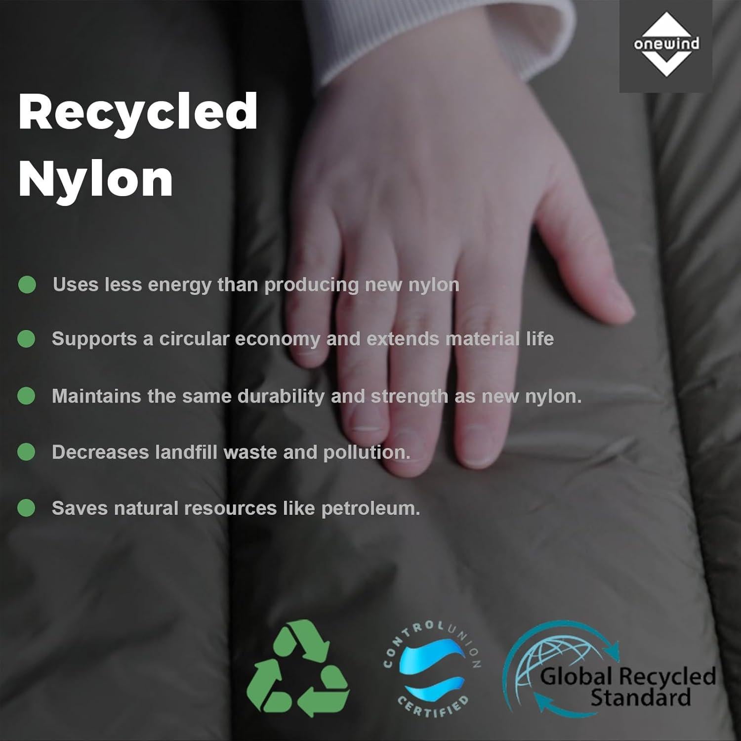 Underquilt Doble OneWind 208x132 cm Aislamiento Ultraligero